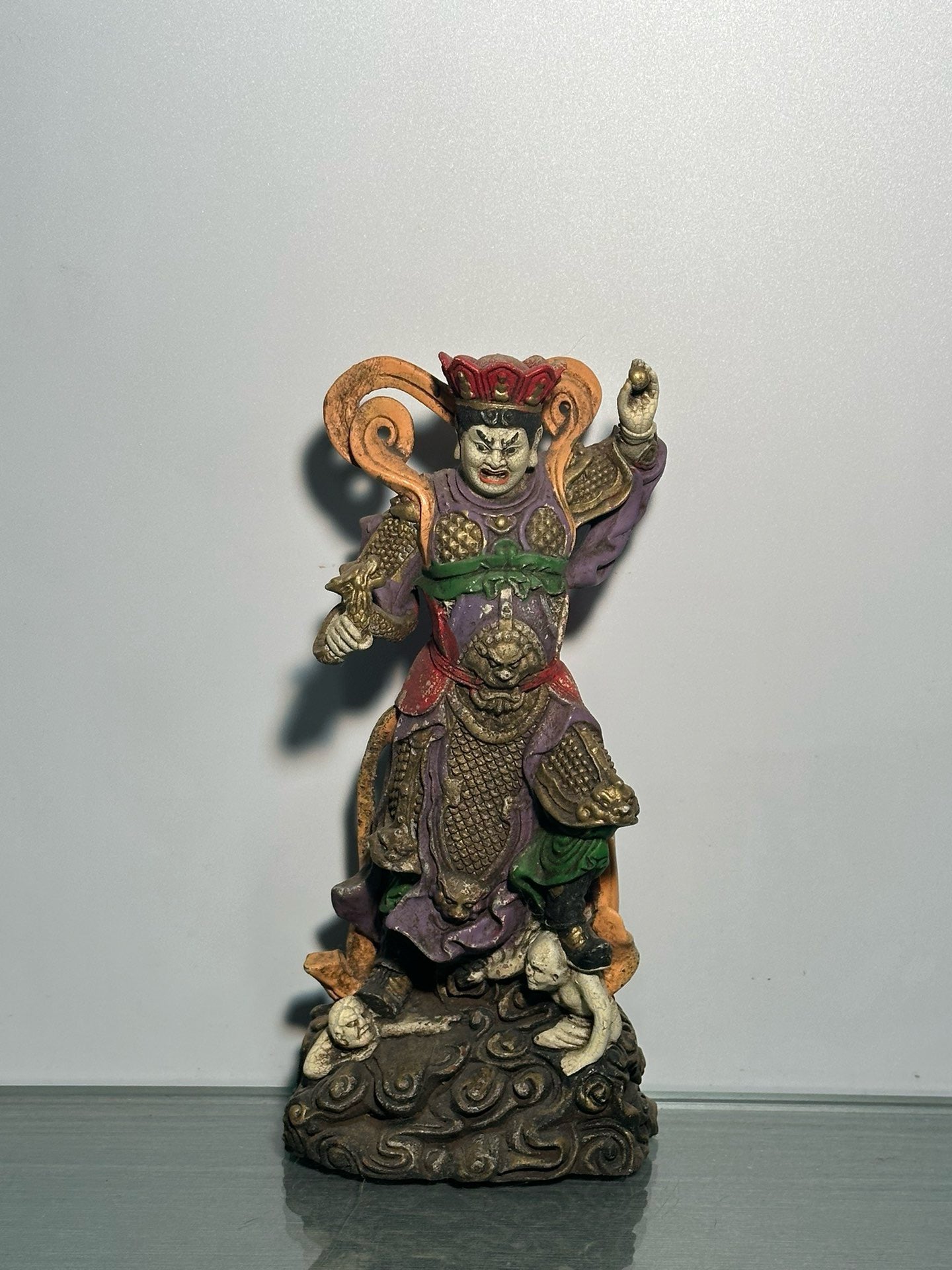 Chinese antique boxwood carving with exquisite craftsmanship to carve character statues