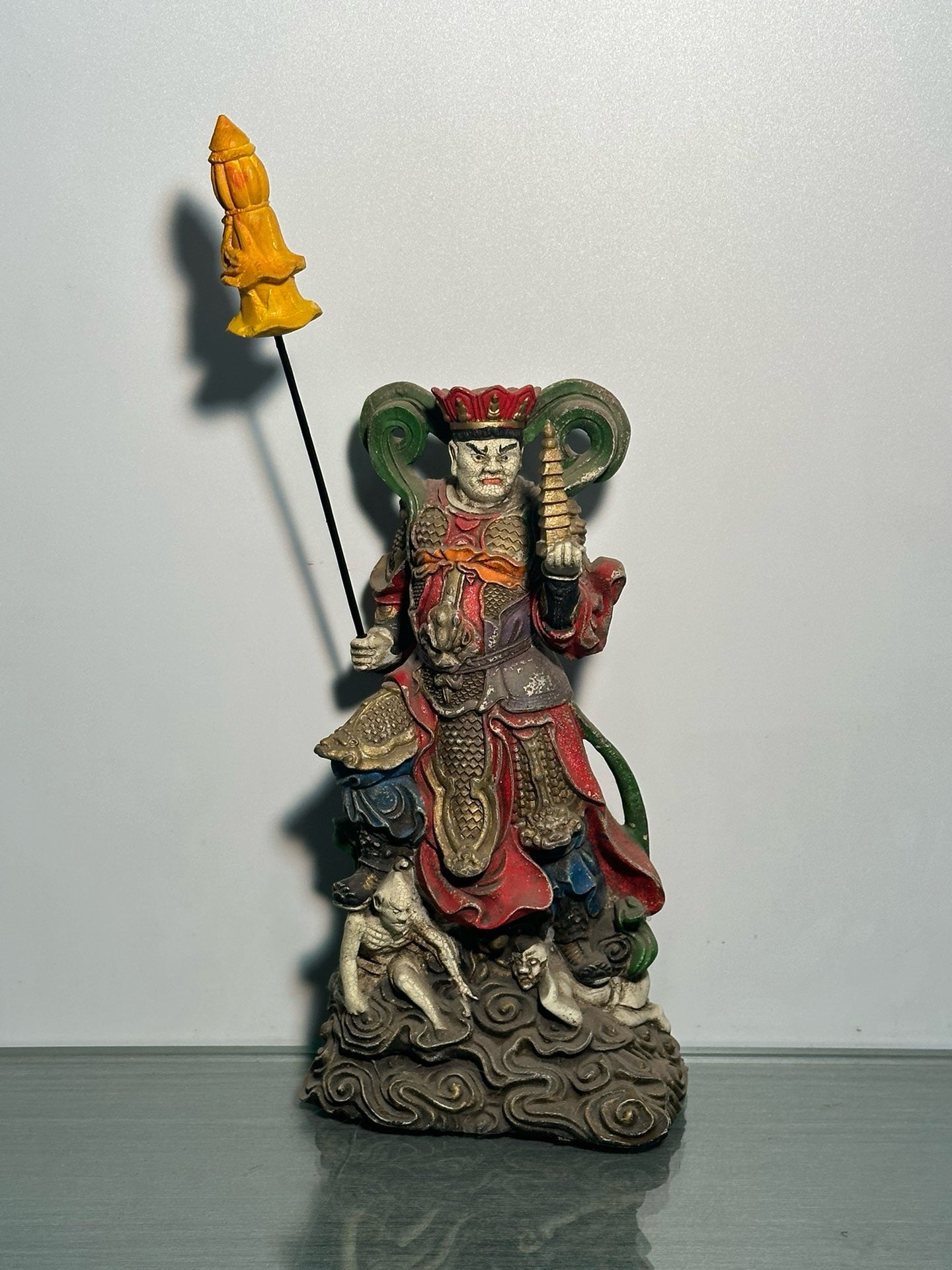 Chinese antique boxwood carving with exquisite craftsmanship to carve character statues