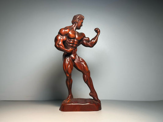 Chinese antique boxwood carving with exquisite craftsmanship to carve character statues