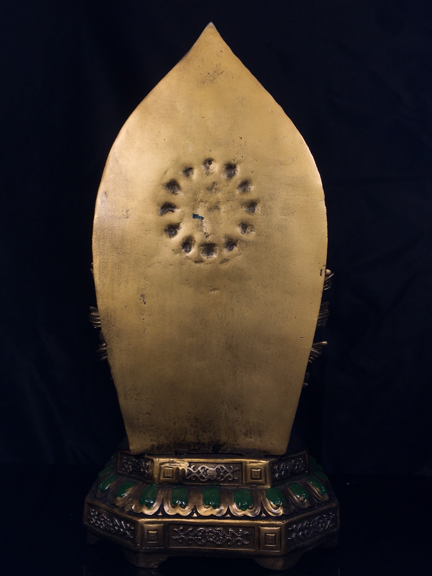 Chinese antique pure copper statue of Thousand Handed Guanyin Bodhisattva