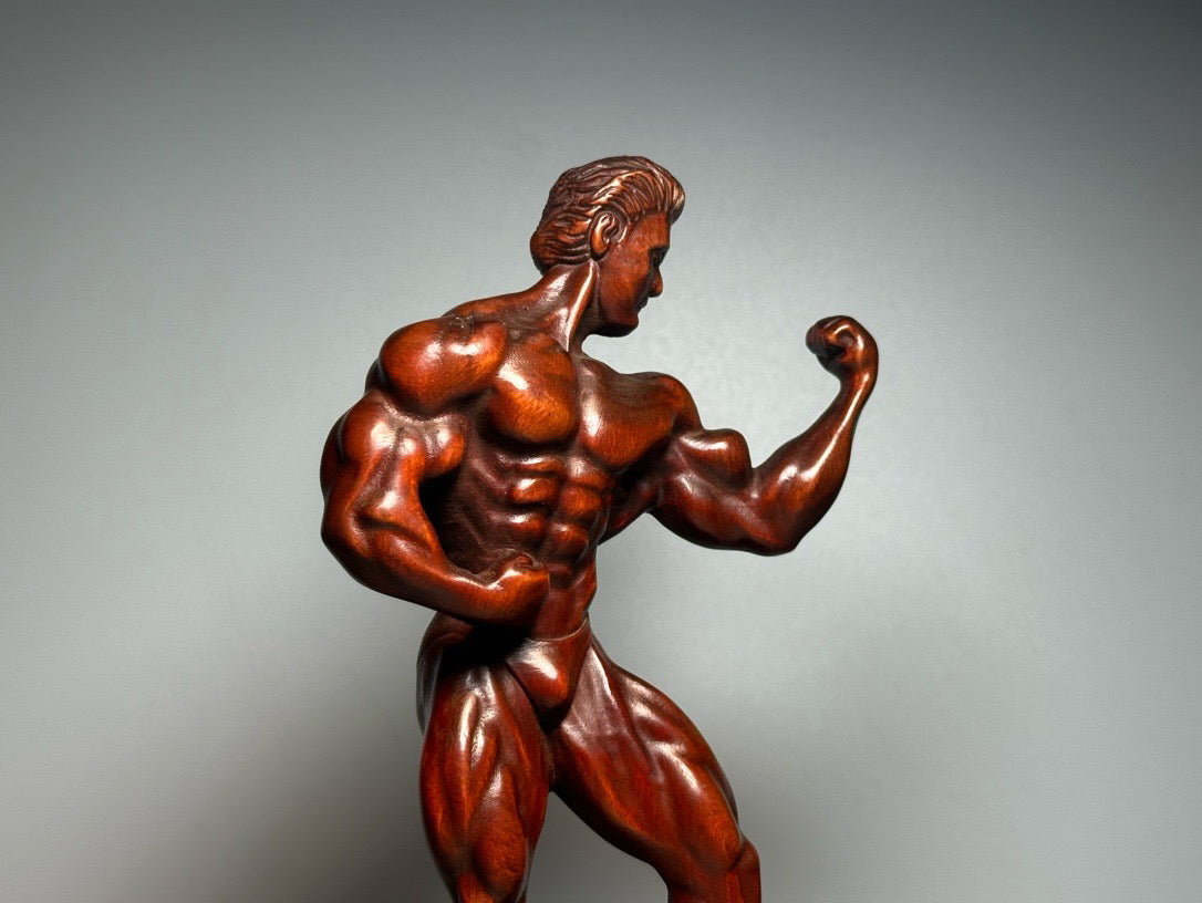 Chinese antique boxwood carving with exquisite craftsmanship to carve character statues