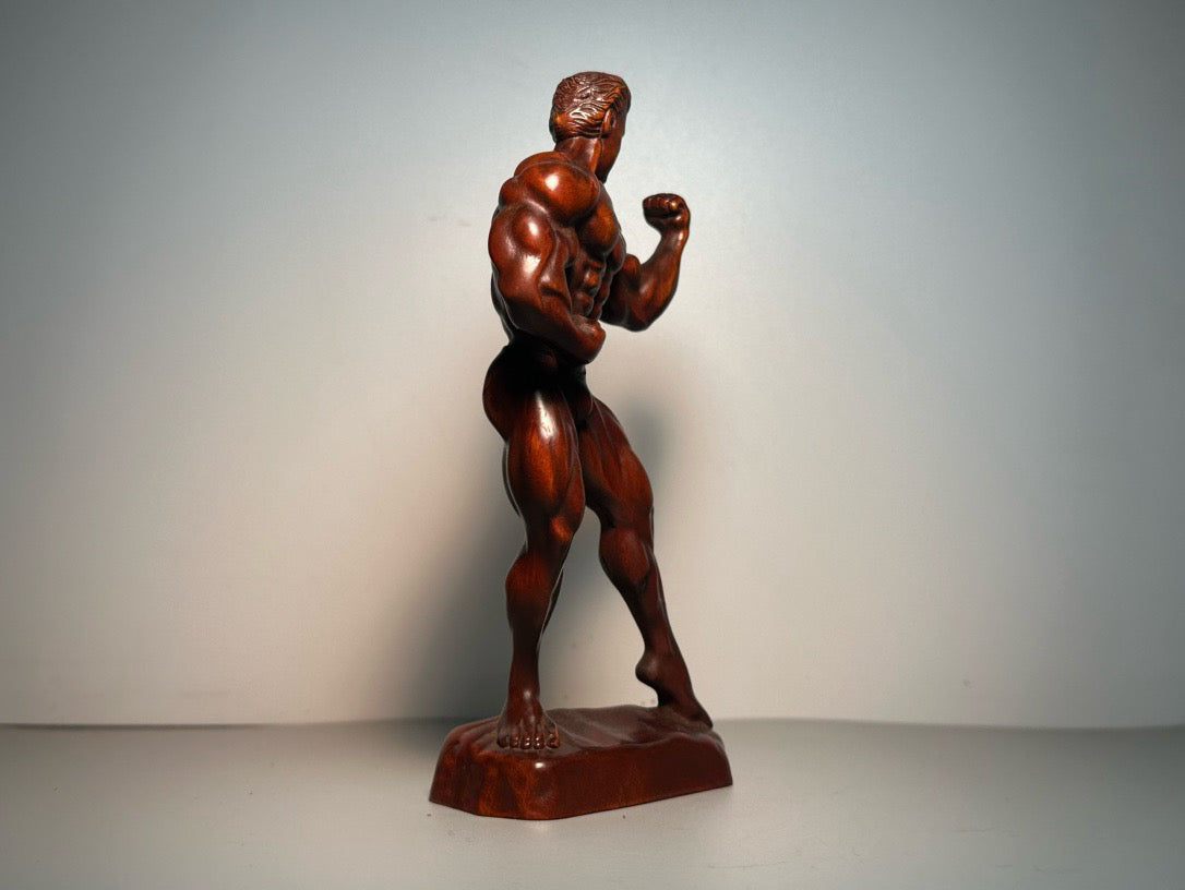 Chinese antique boxwood carving with exquisite craftsmanship to carve character statues