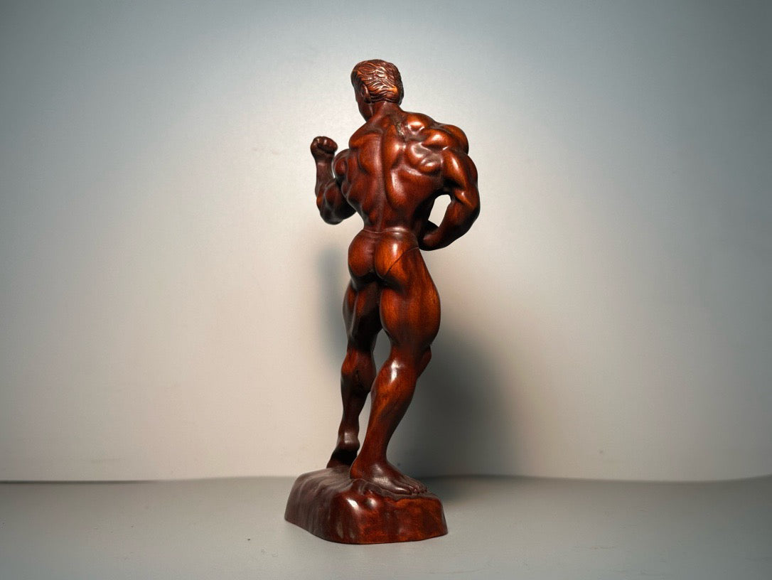 Chinese antique boxwood carving with exquisite craftsmanship to carve character statues