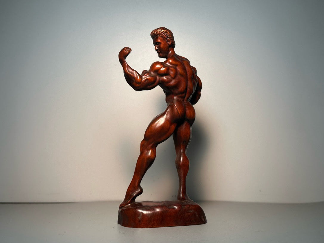 Chinese antique boxwood carving with exquisite craftsmanship to carve character statues