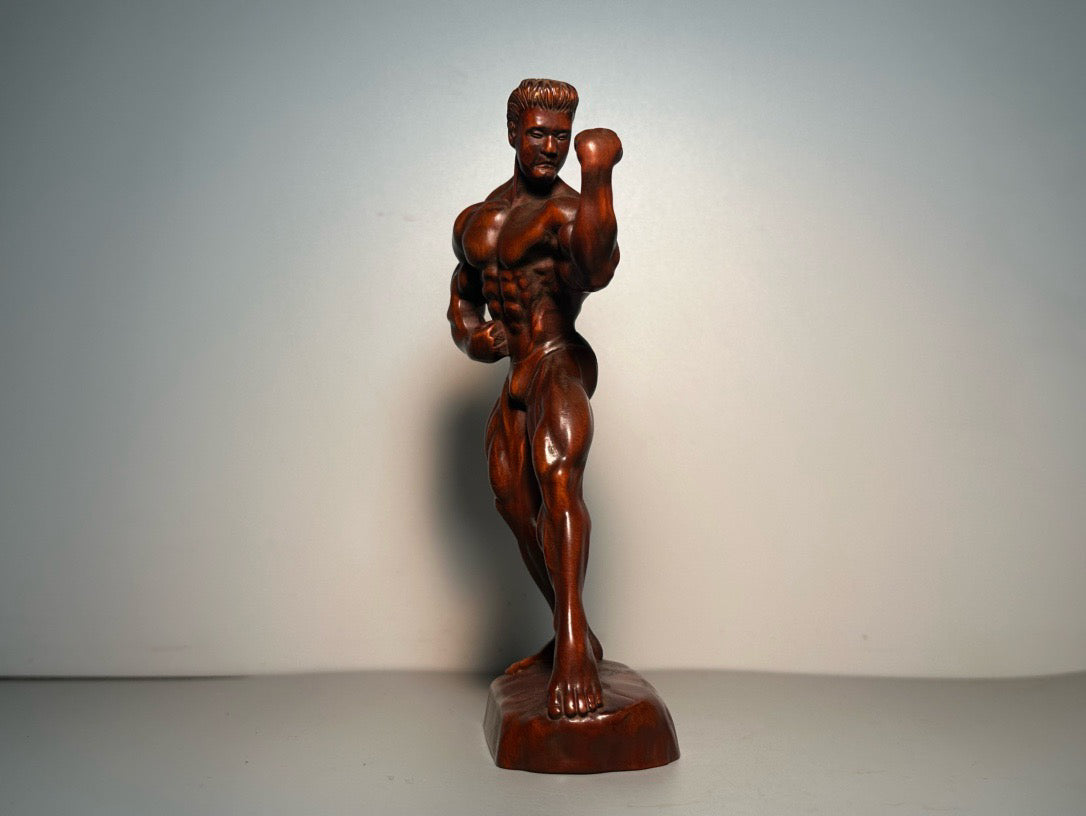 Chinese antique boxwood carving with exquisite craftsmanship to carve character statues