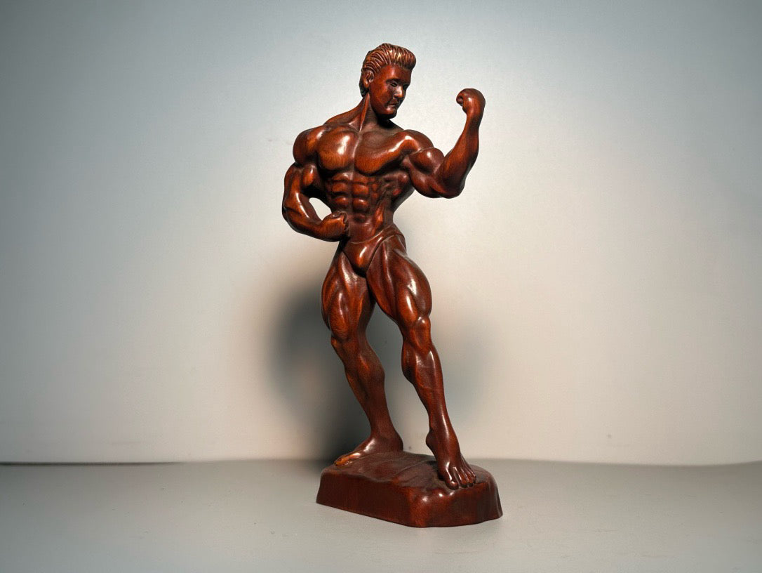 Chinese antique boxwood carving with exquisite craftsmanship to carve character statues