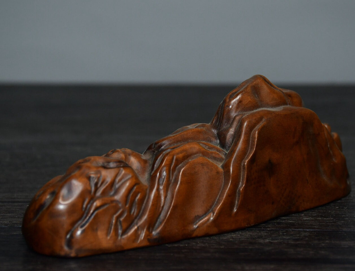 Chinese antique small leaf boxwood landscape ornaments