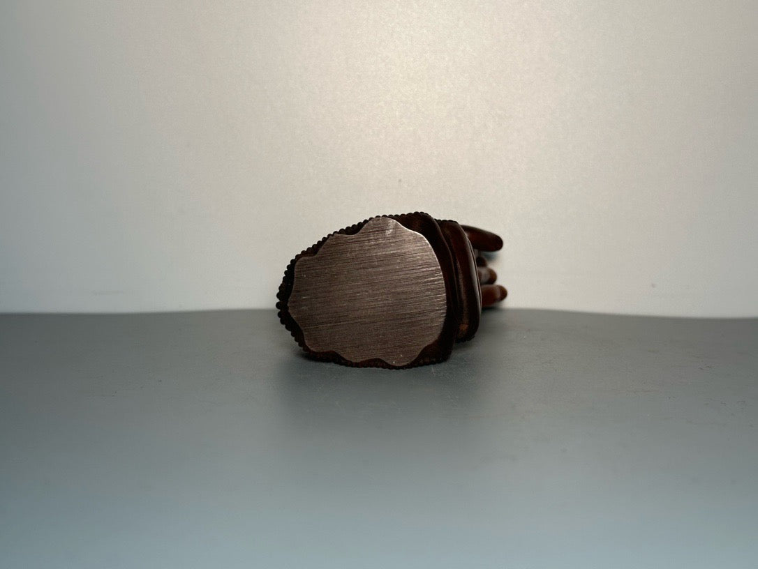 Chinese antique boxwood carving with exquisite craftsmanship, carved with Buddha's hand incense insert