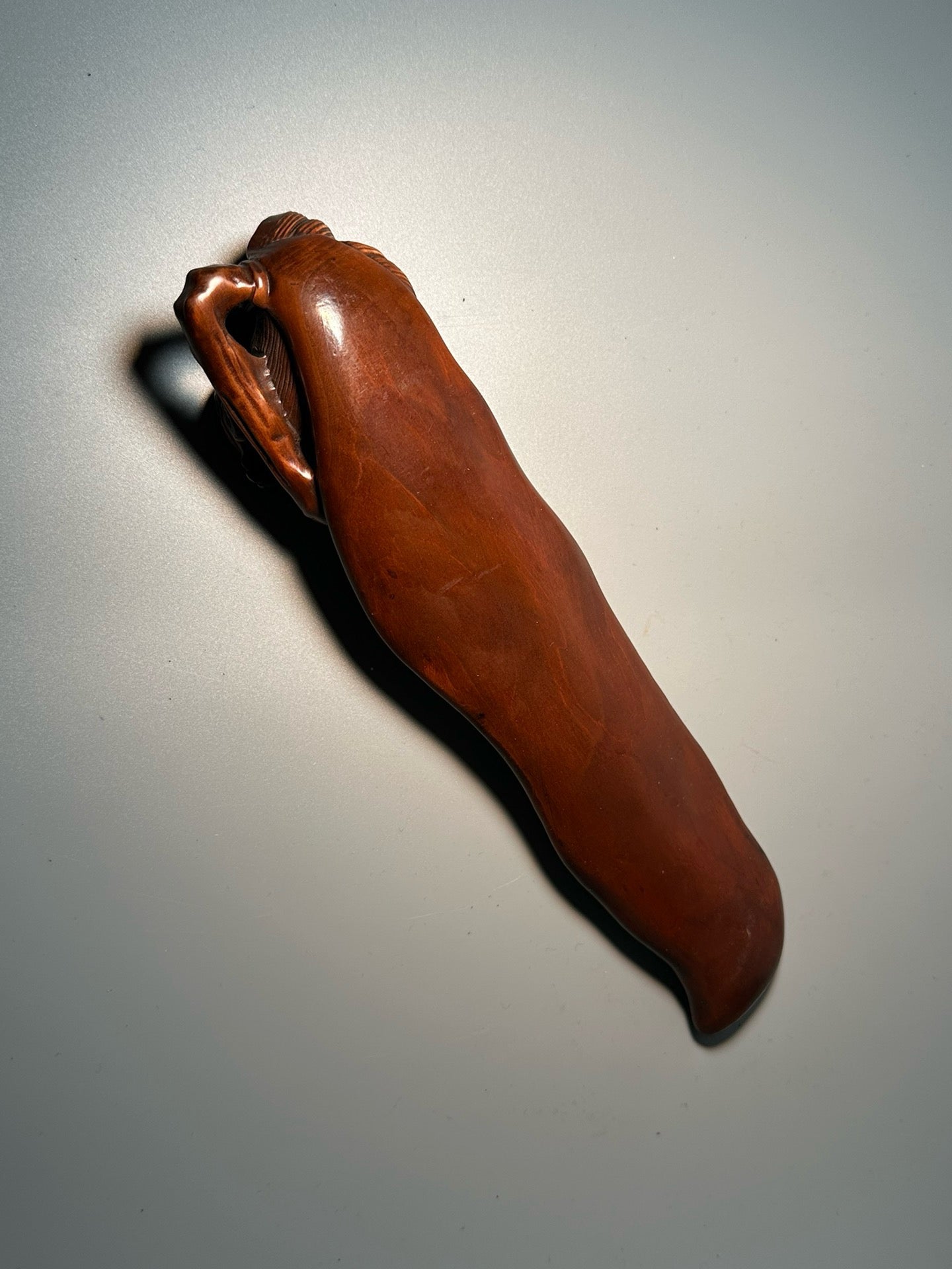 Chinese antique boxwood carved and finely crafted ornaments