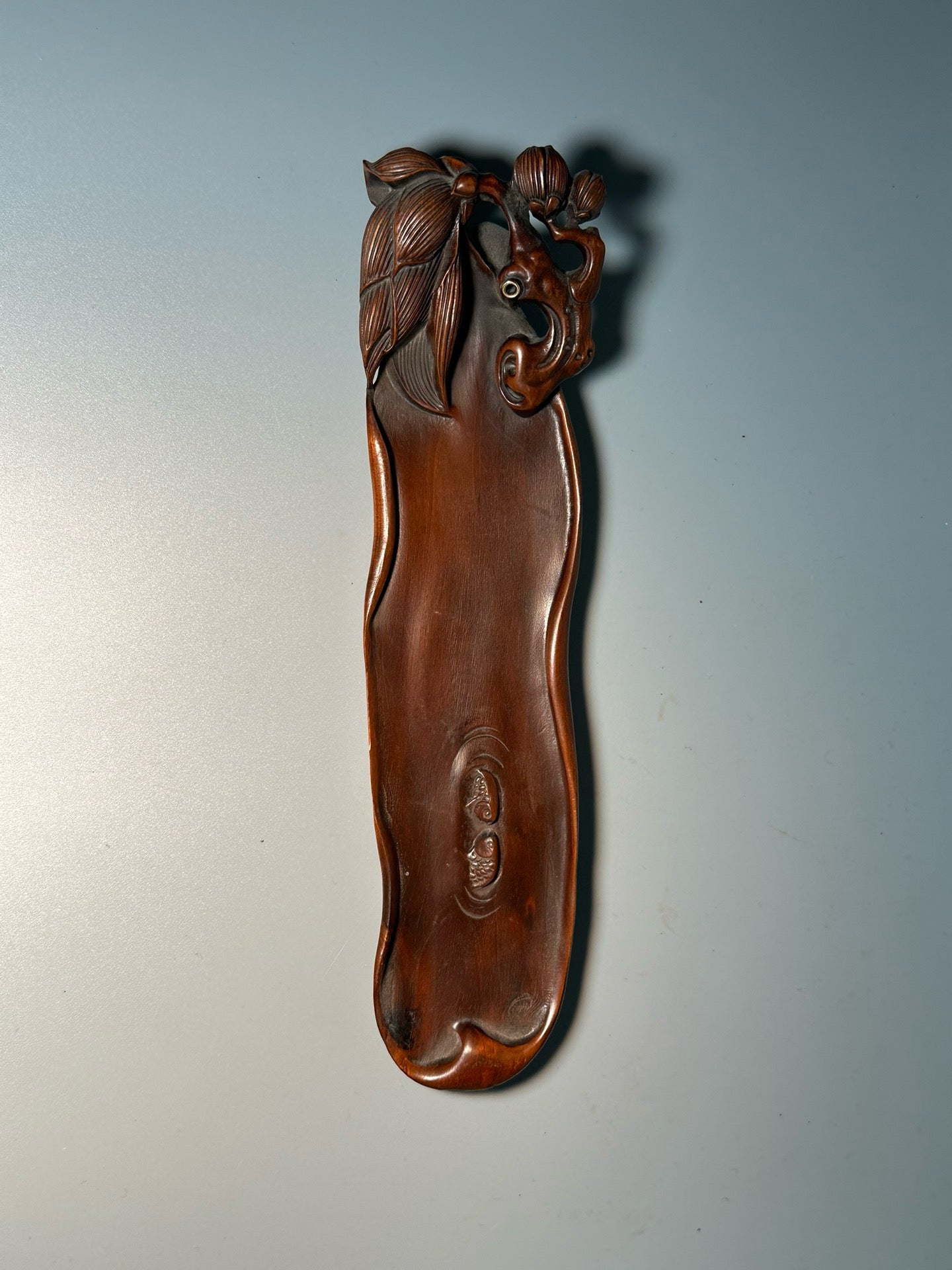 Chinese antique boxwood carved and finely crafted ornaments