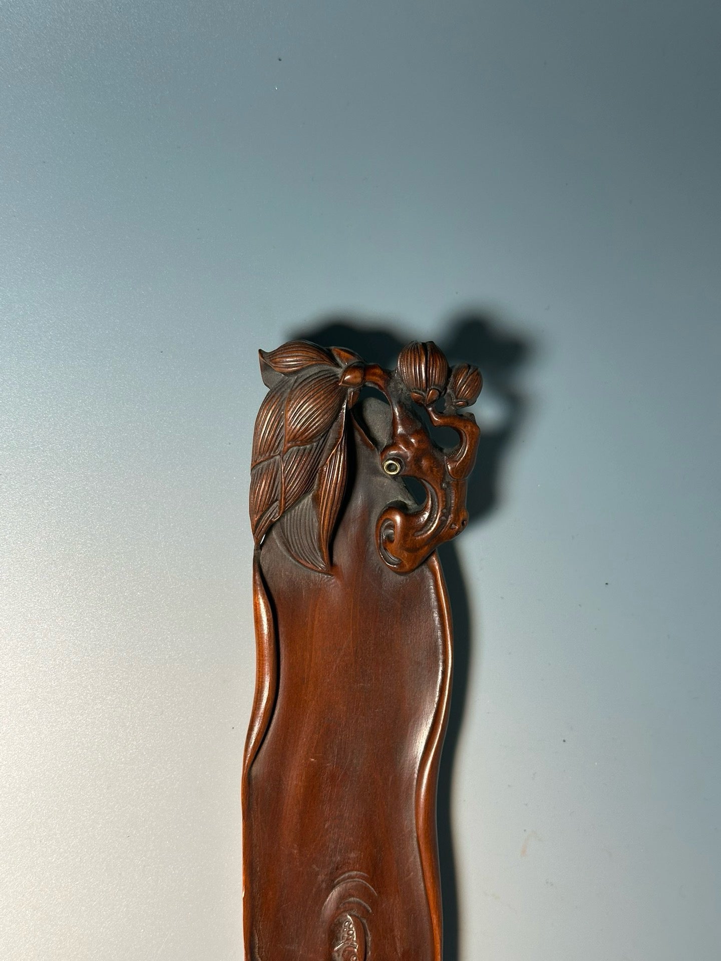 Chinese antique boxwood carved and finely crafted ornaments