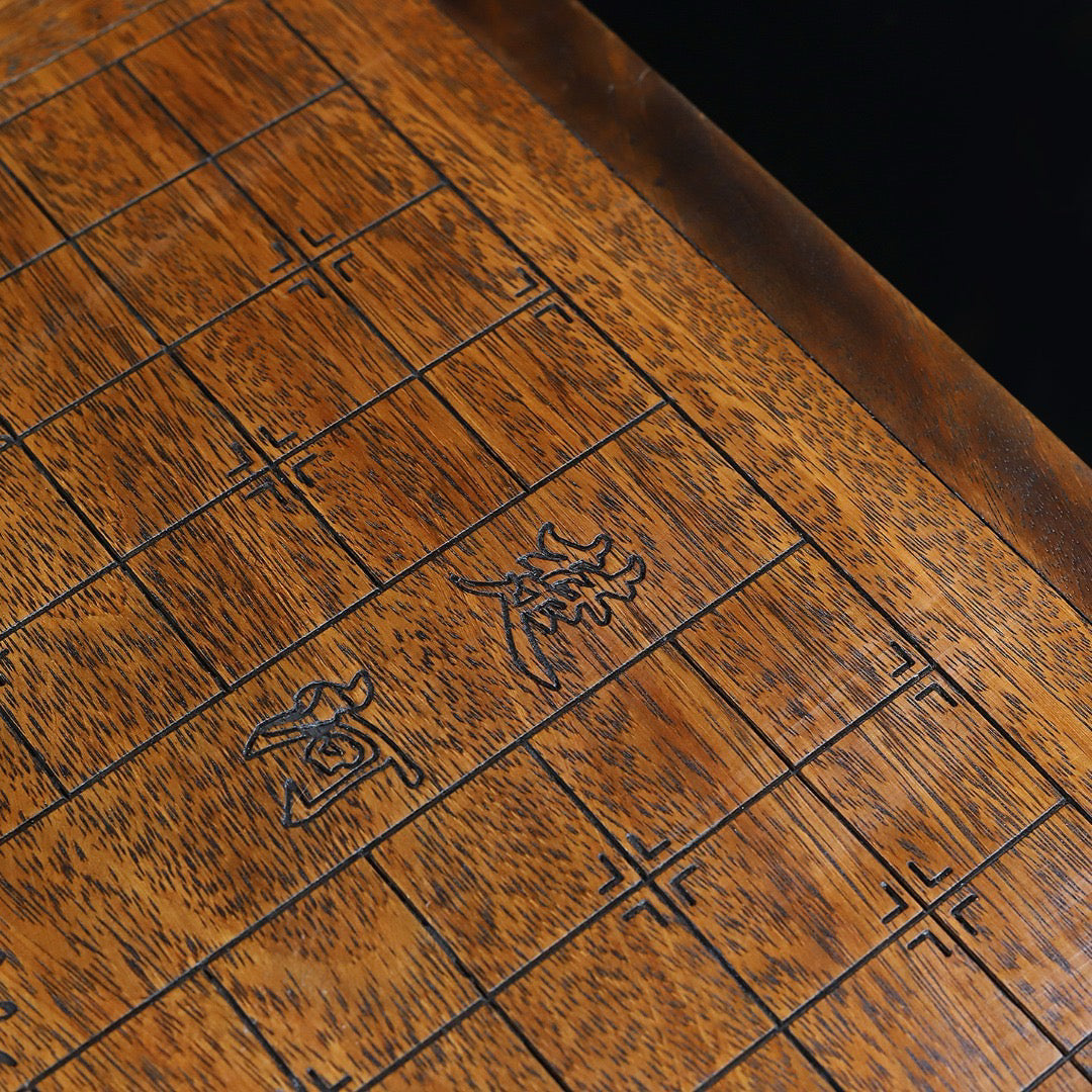 Chinese antique rosewood handmade carved chess table