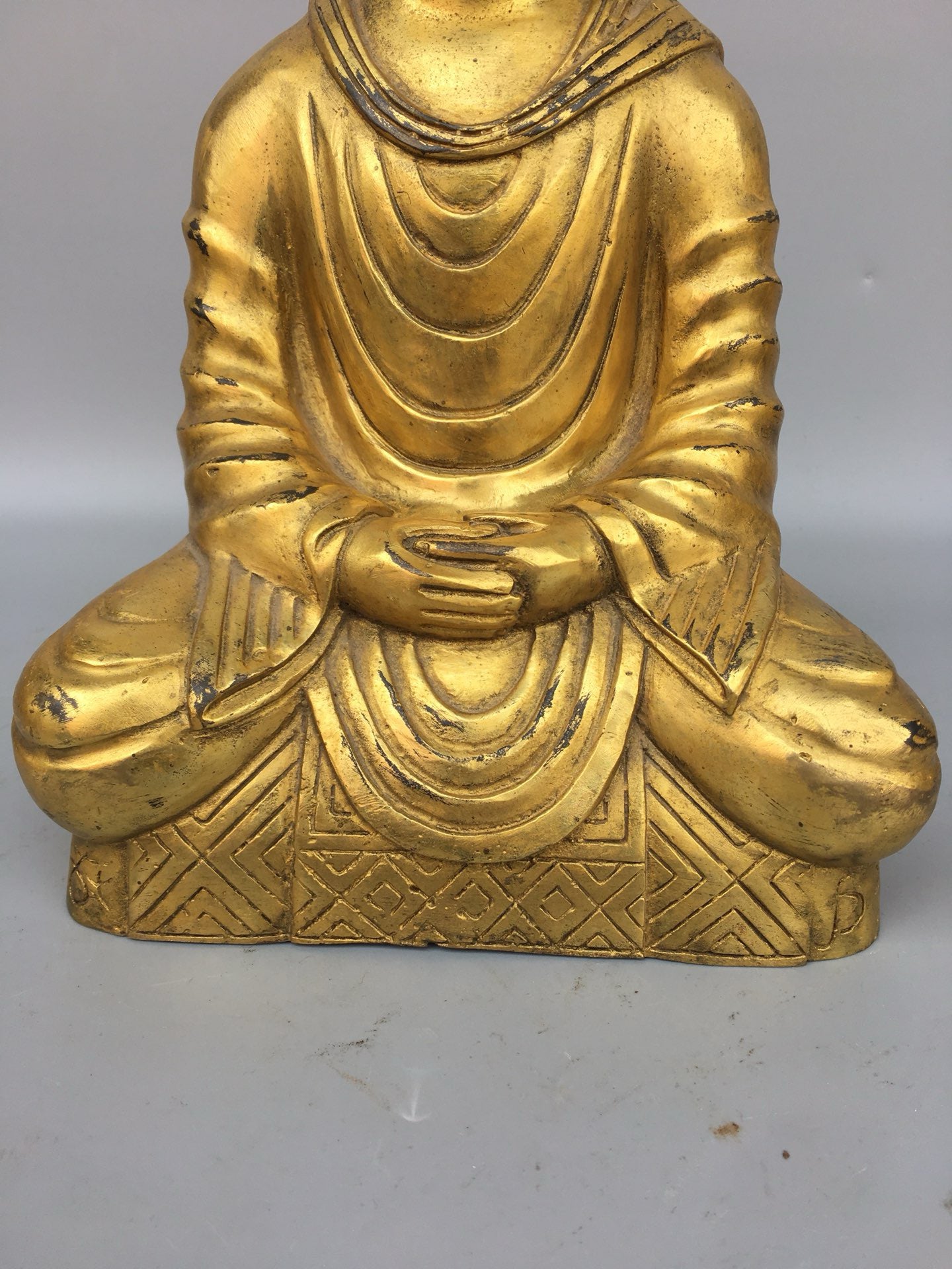 Chinese antique bronze gilded Northern Wei Buddha statue