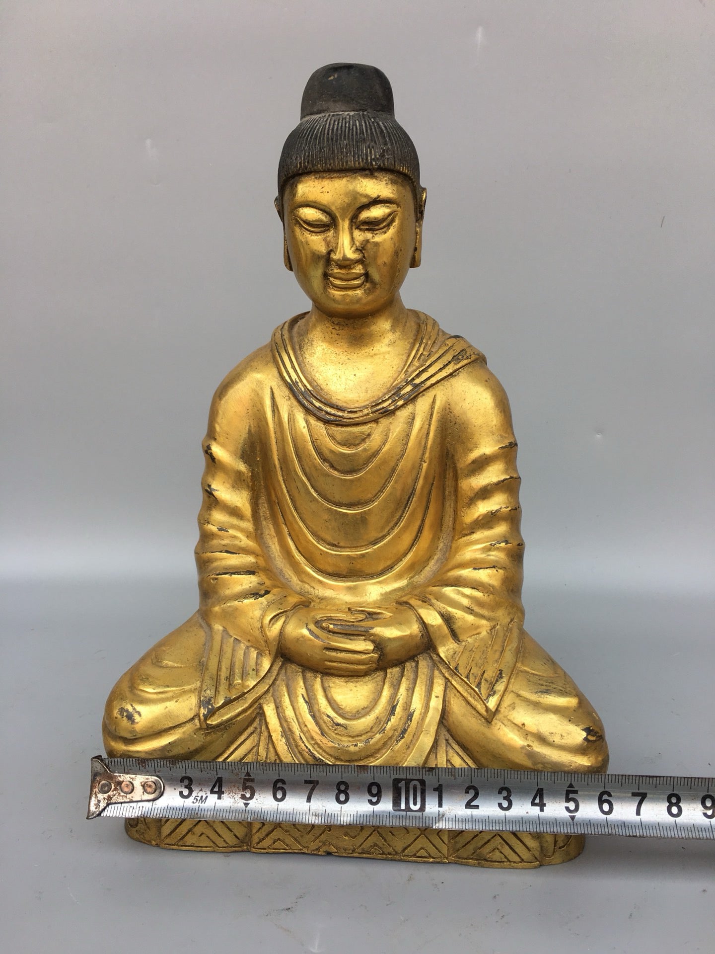 Chinese antique bronze gilded Northern Wei Buddha statue
