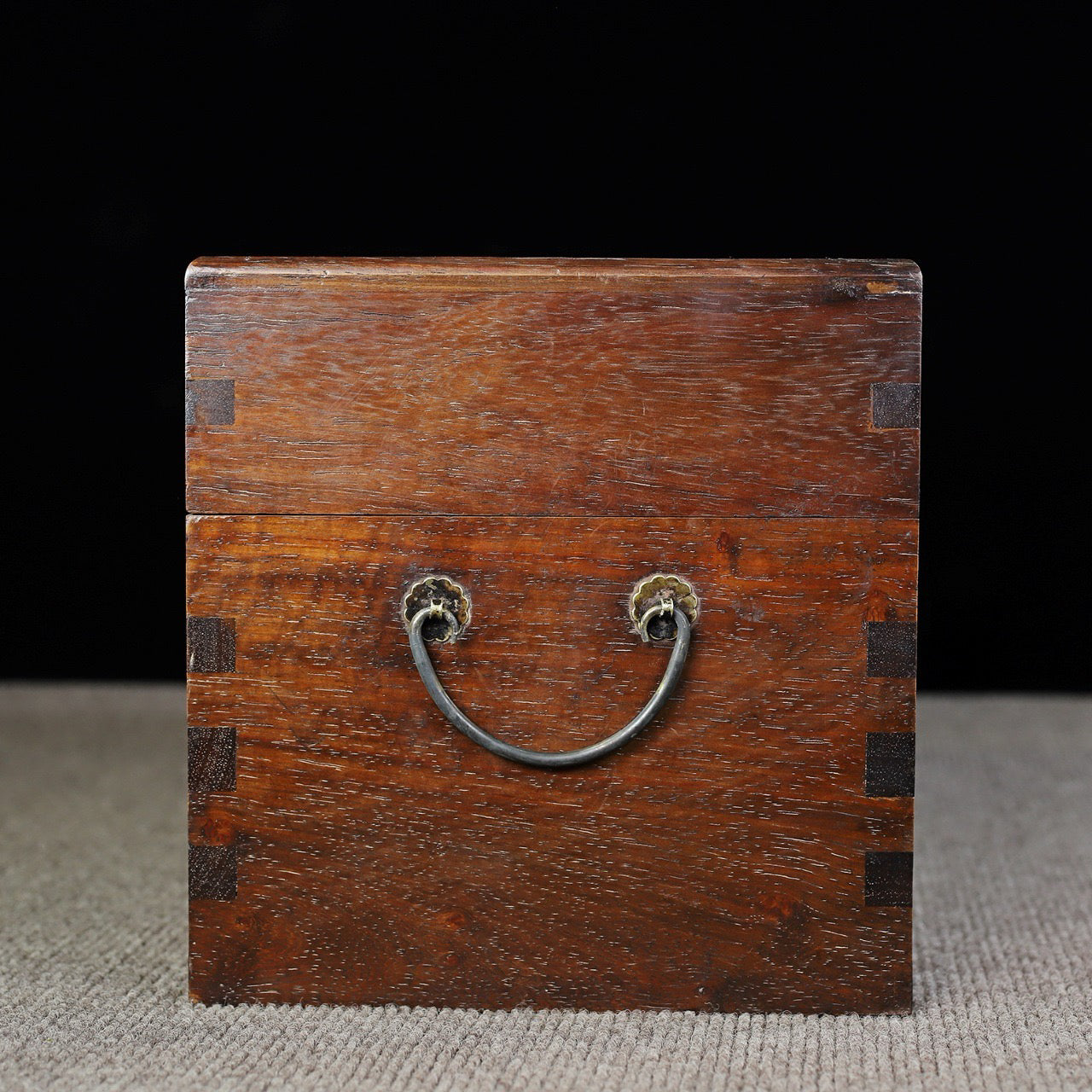 Chinese antique rosewood handmade carved box
