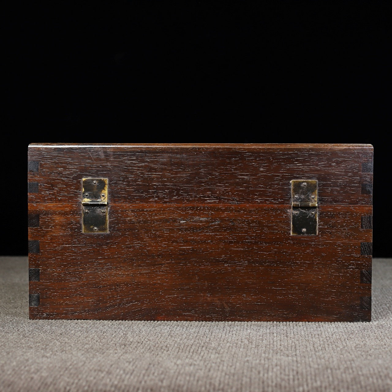 Chinese antique rosewood handmade carved box