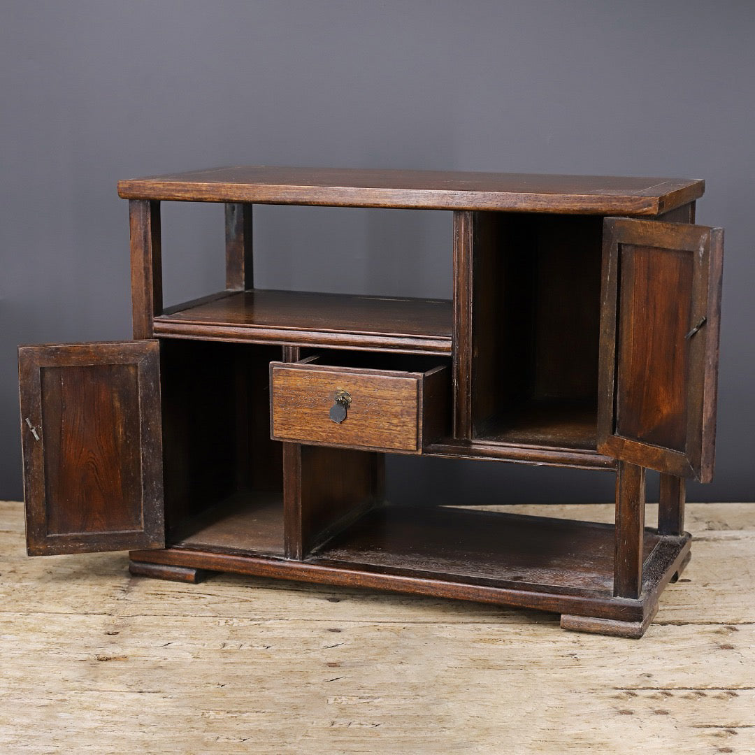 Chinese antique rosewood pure handmade carved antique cabinet