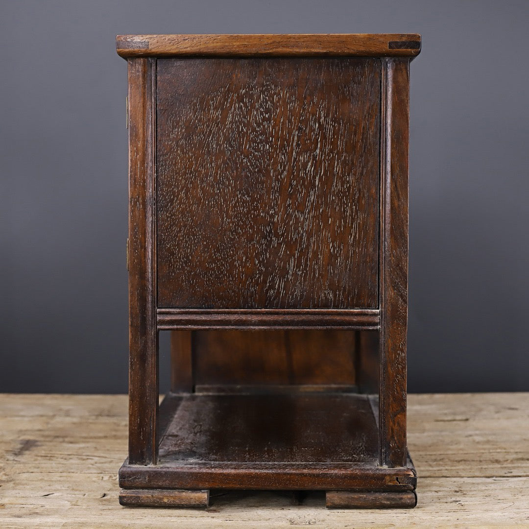 Chinese antique rosewood pure handmade carved antique cabinet