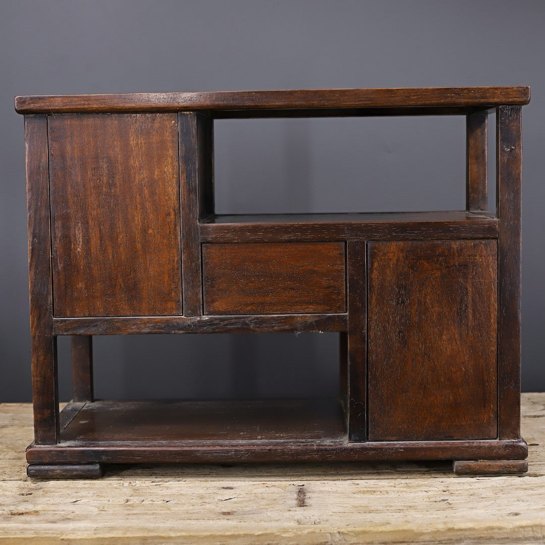 Chinese antique rosewood pure handmade carved antique cabinet