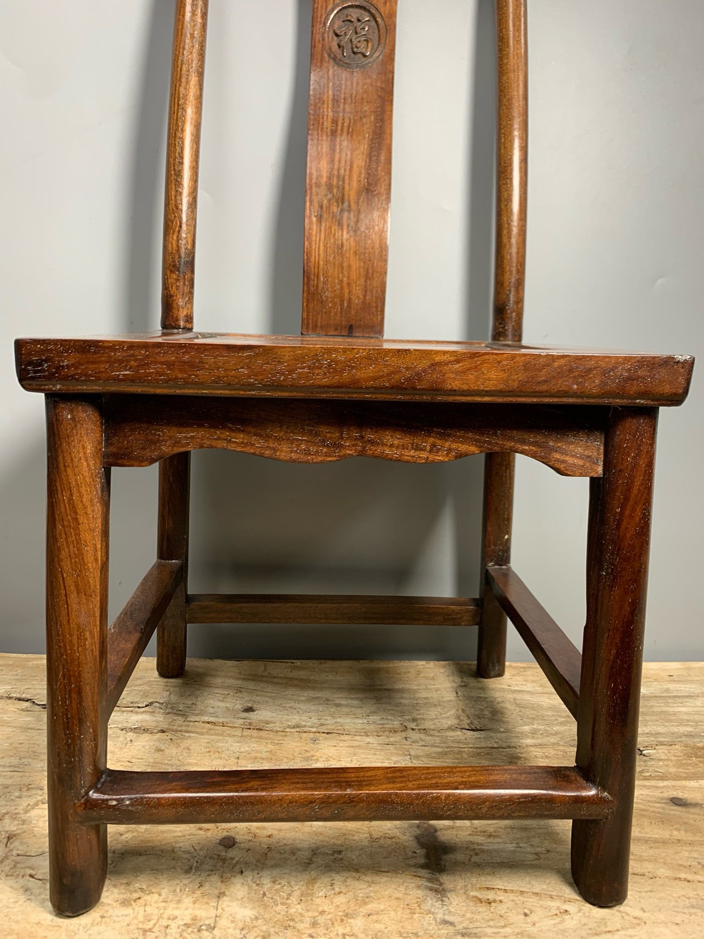 A Chinese antique rosewood chair