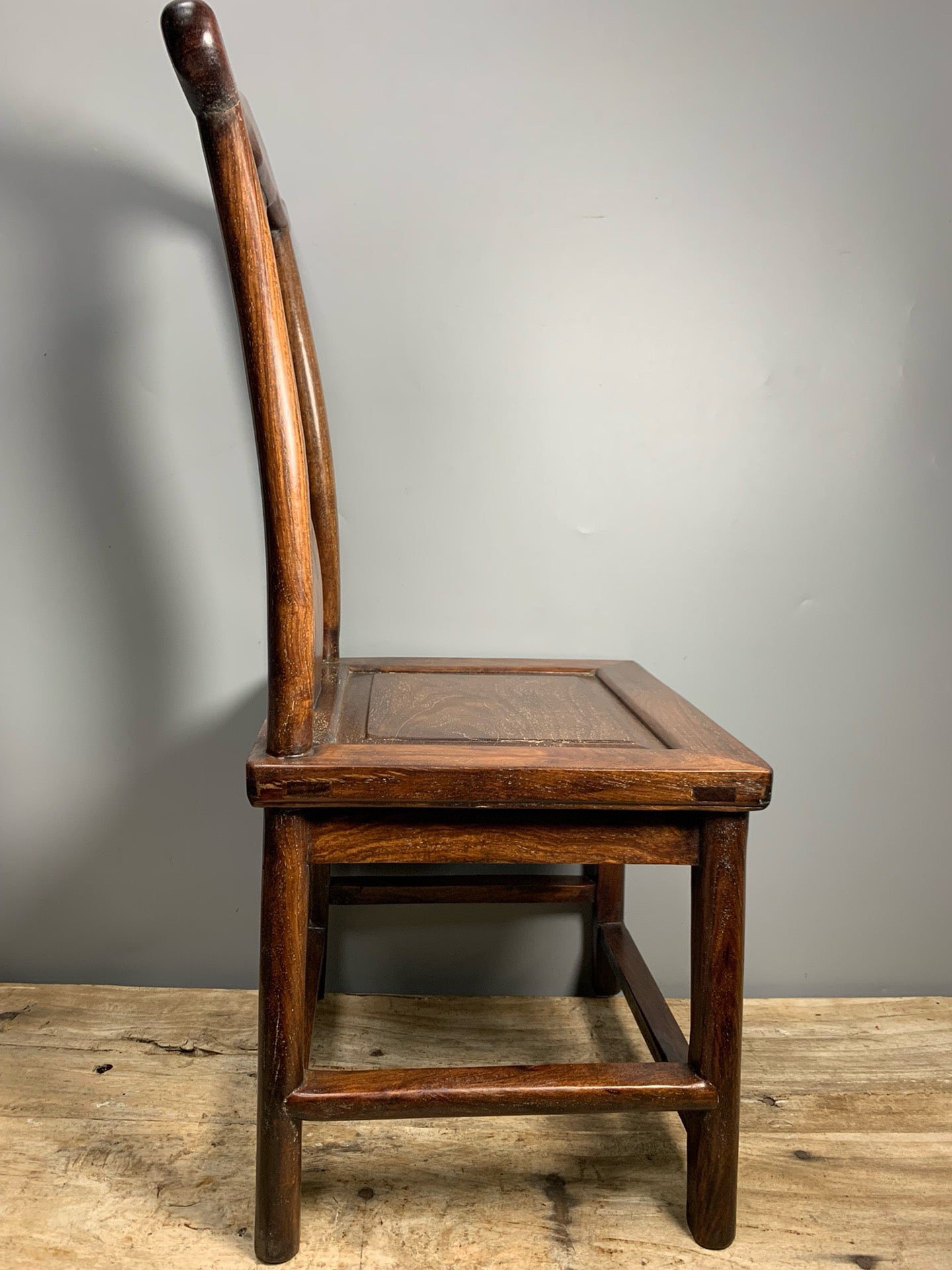 A Chinese antique rosewood chair