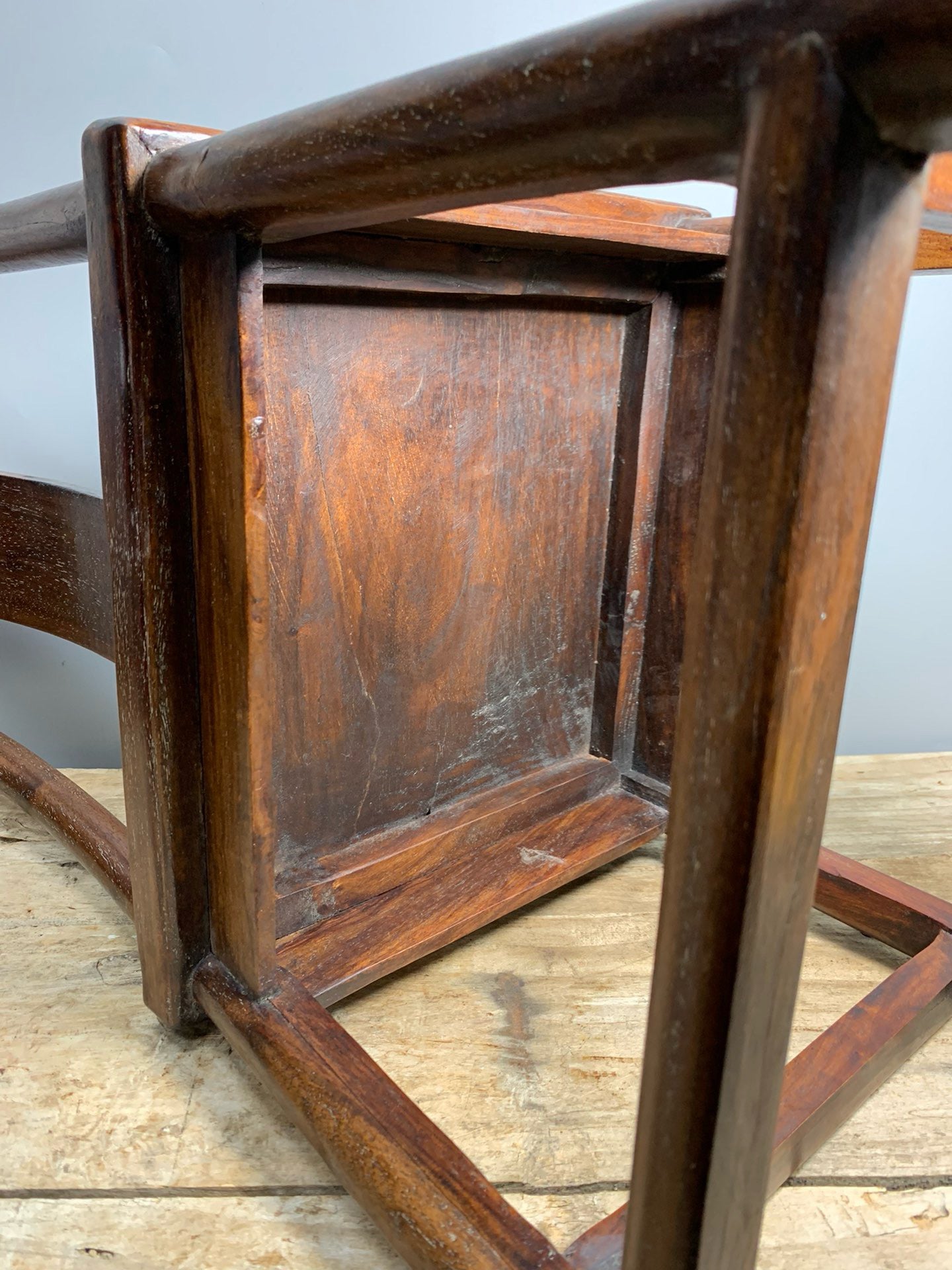 A Chinese antique rosewood chair