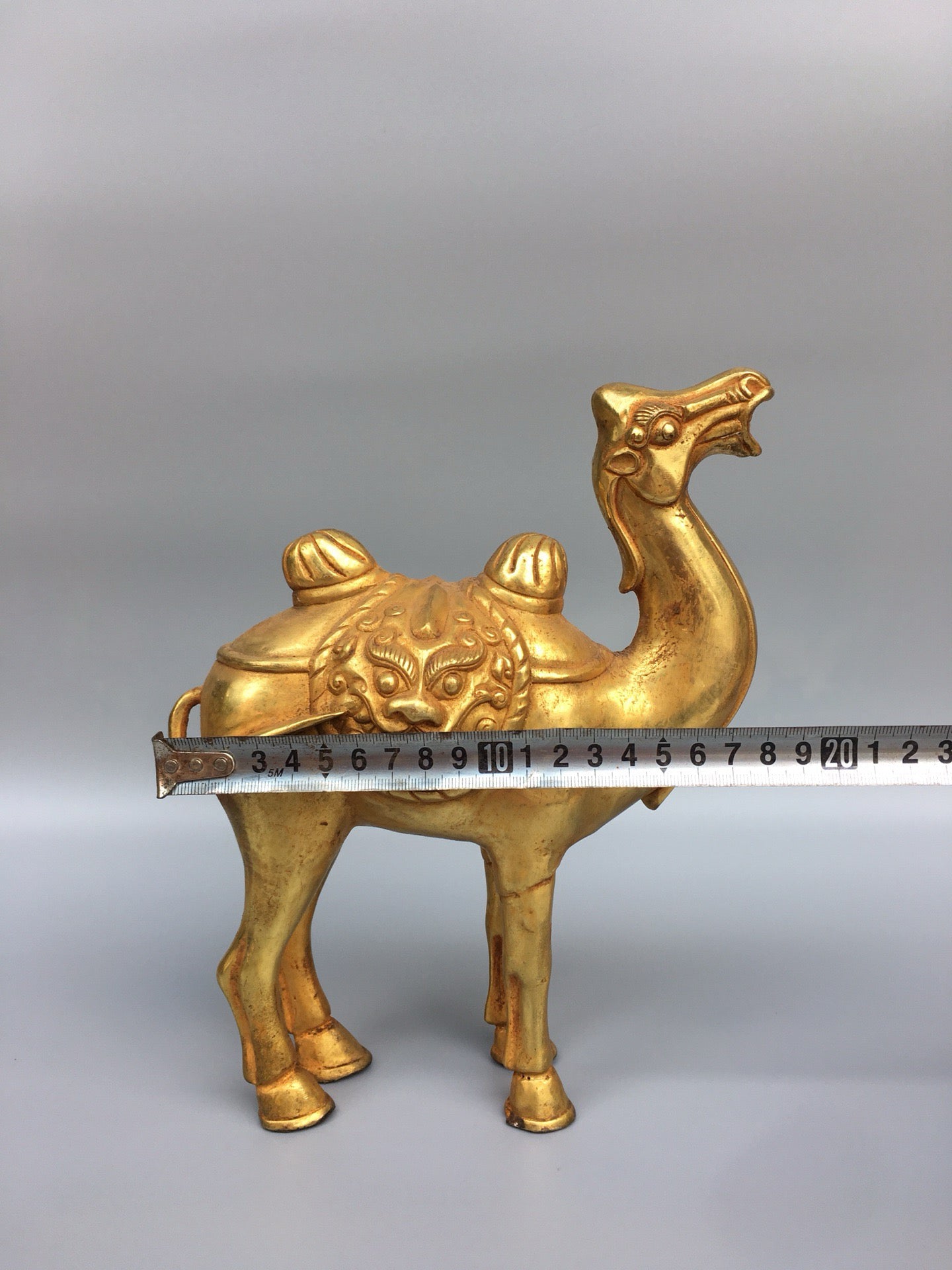 Chinese antique bronze gilded camel