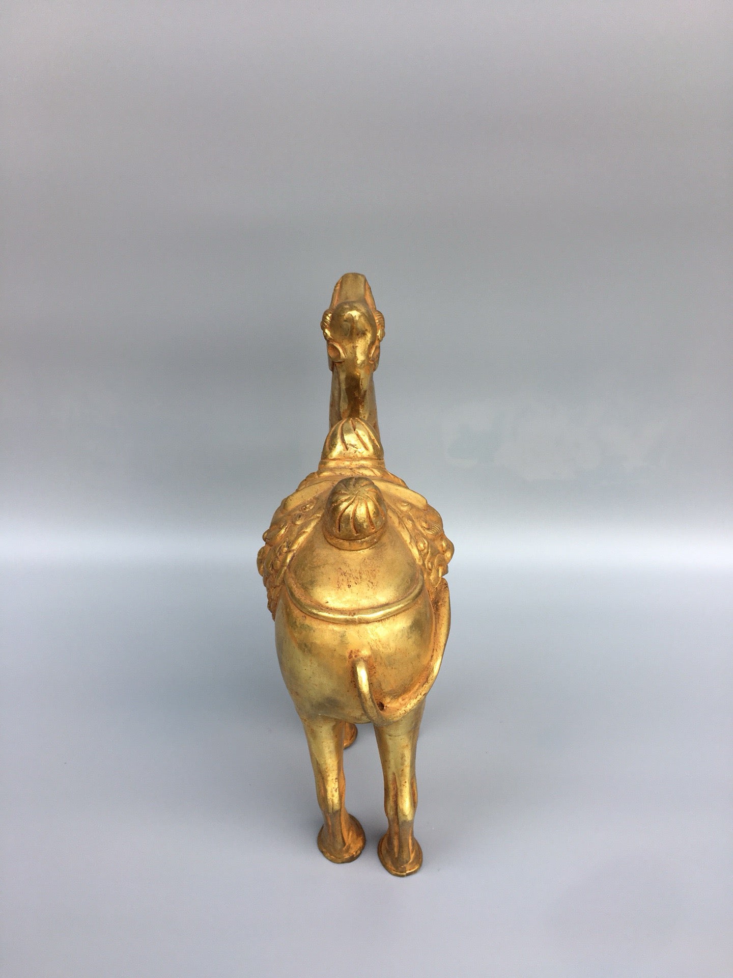 Chinese antique bronze gilded camel