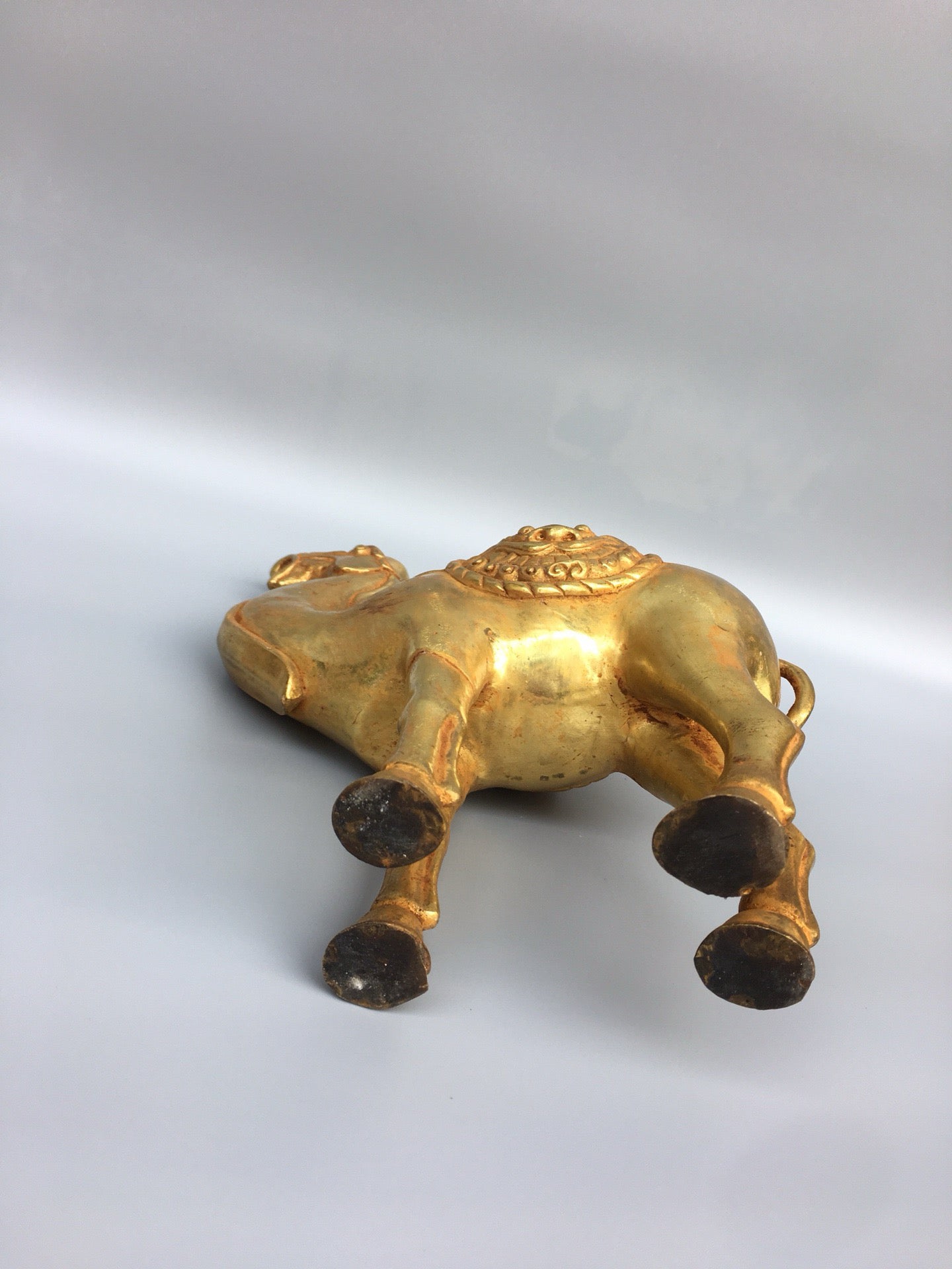 Chinese antique bronze gilded camel