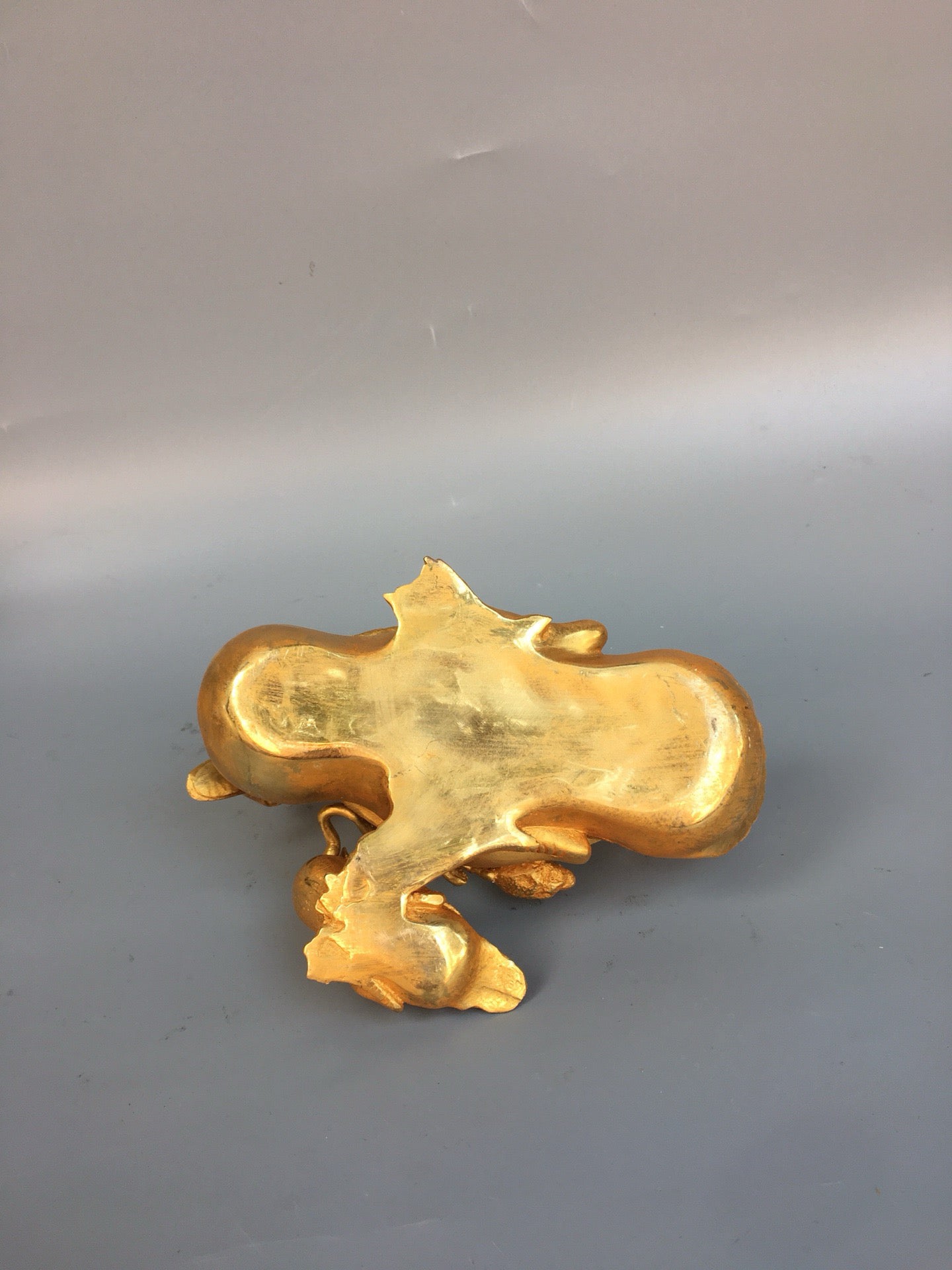 Chinese Antique Bronze Gilded Mandarin Duck