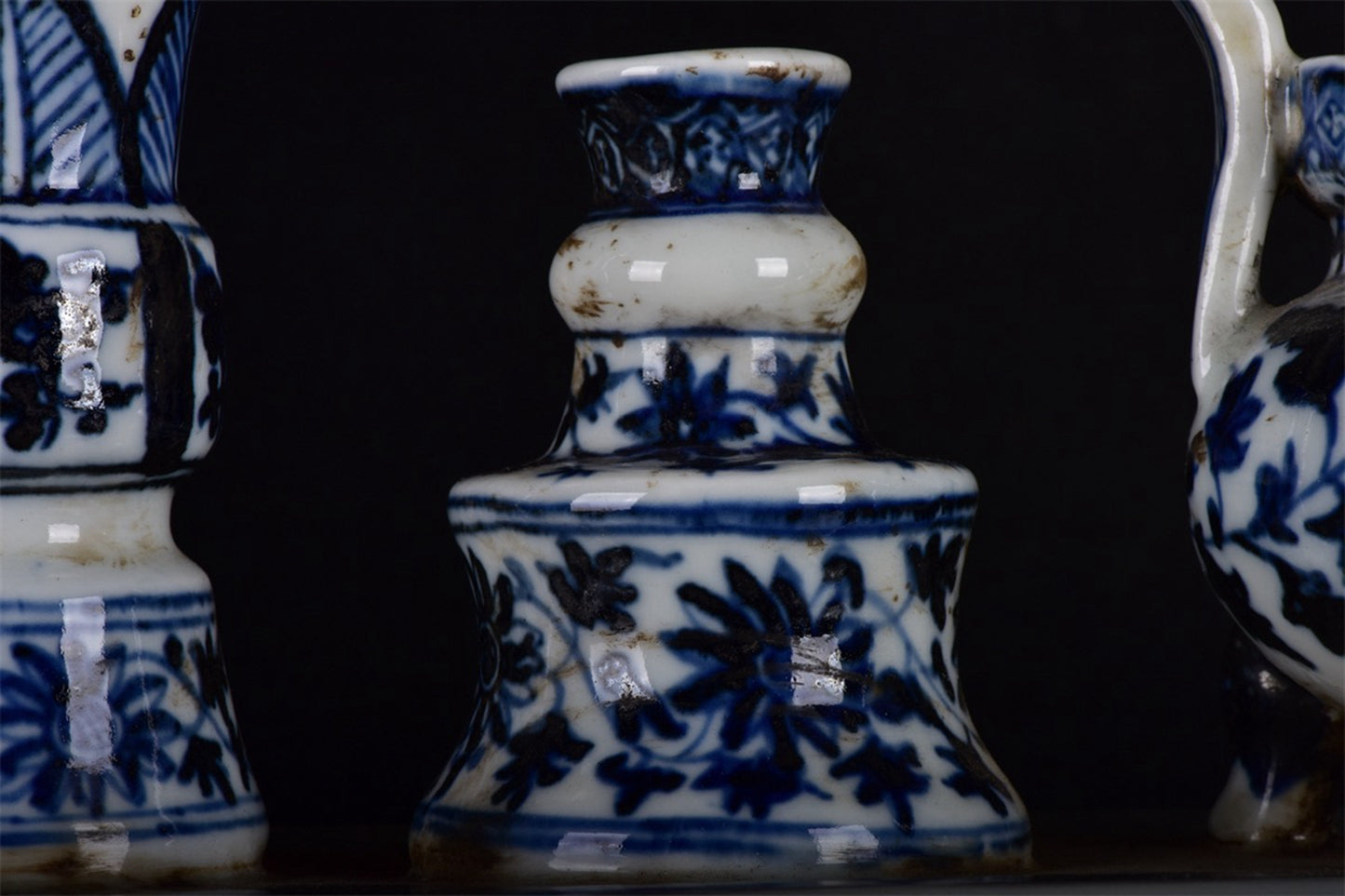 Chinese Antique Blue and White Five Supplies