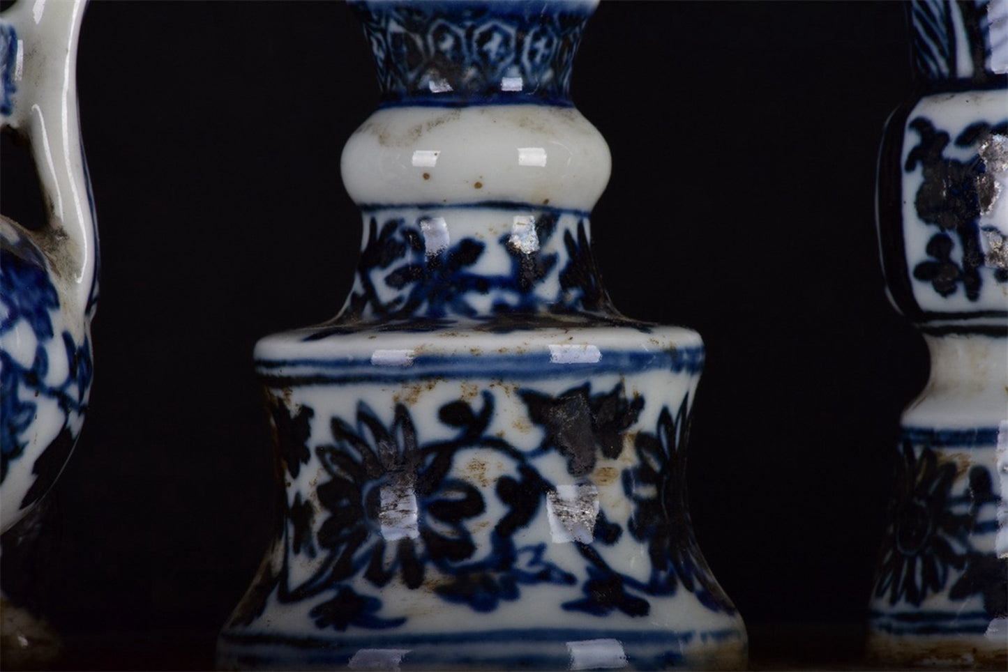 Chinese Antique Blue and White Five Supplies