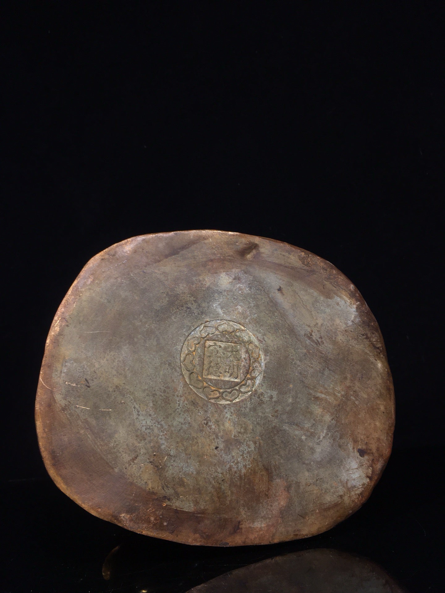 Chinese antique bronze gilded statue of Guanyin Bodhisattva