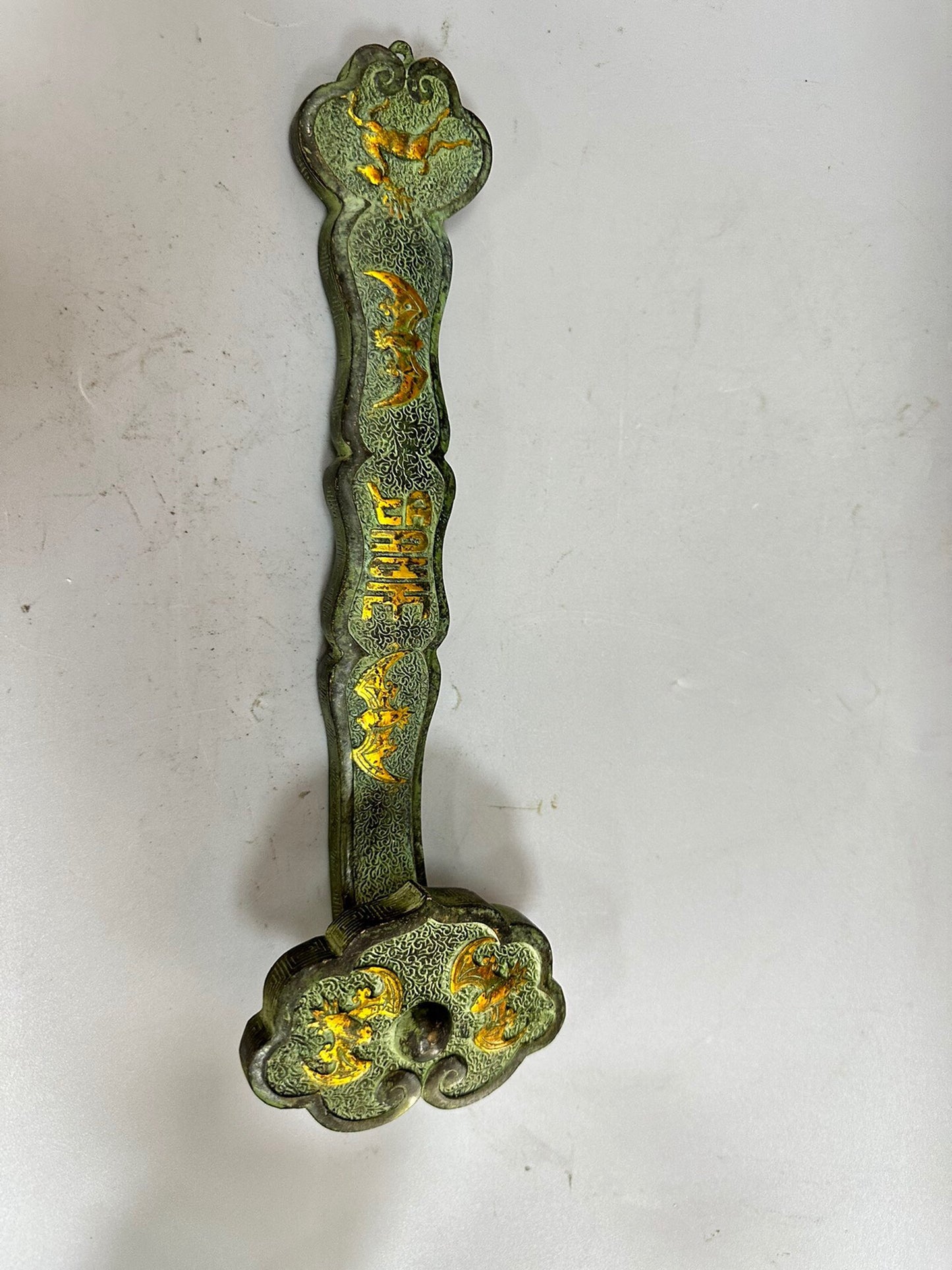 Chinese antique pure copper with auspicious fortune and fortune