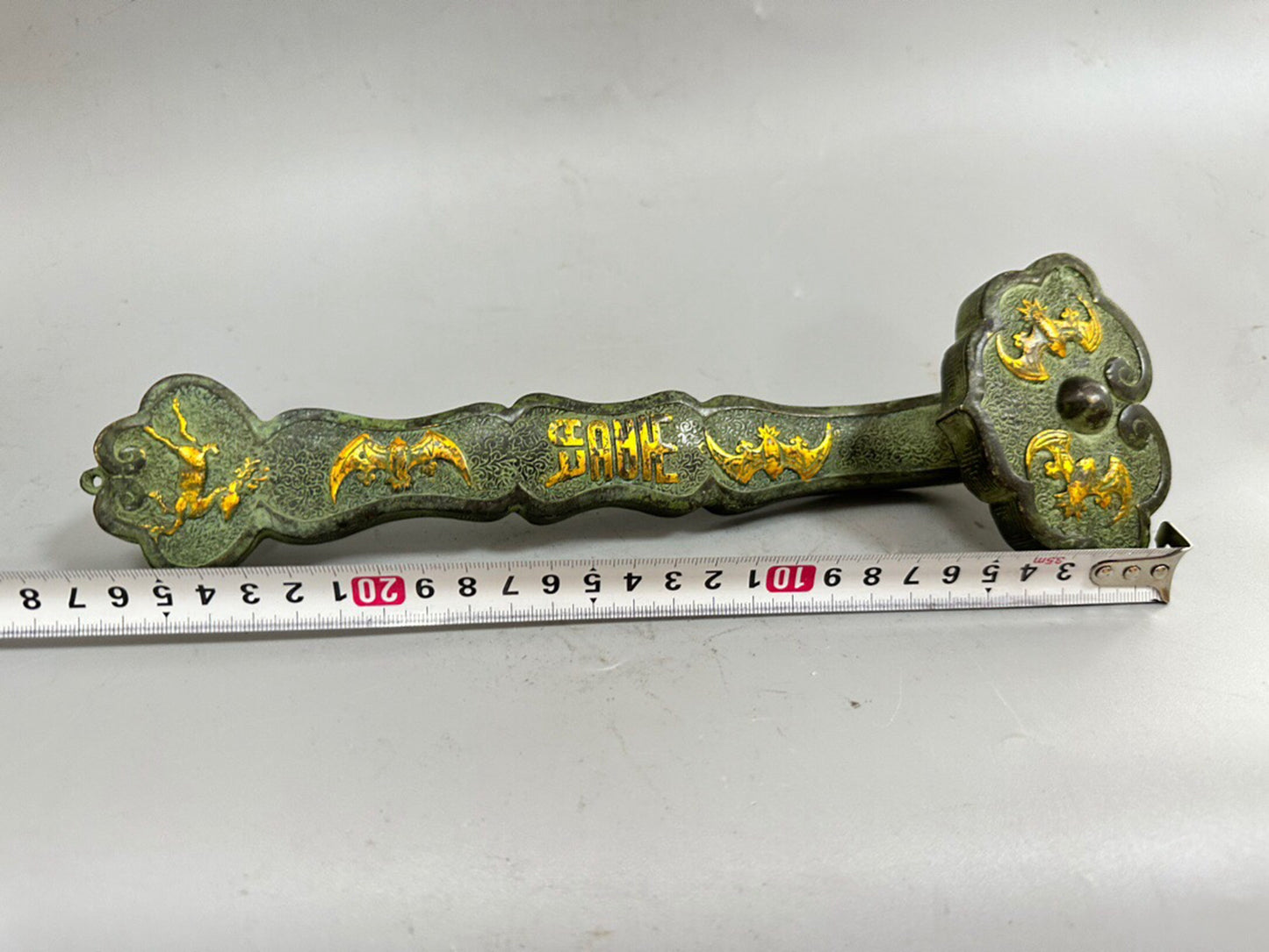 Chinese antique pure copper with auspicious fortune and fortune