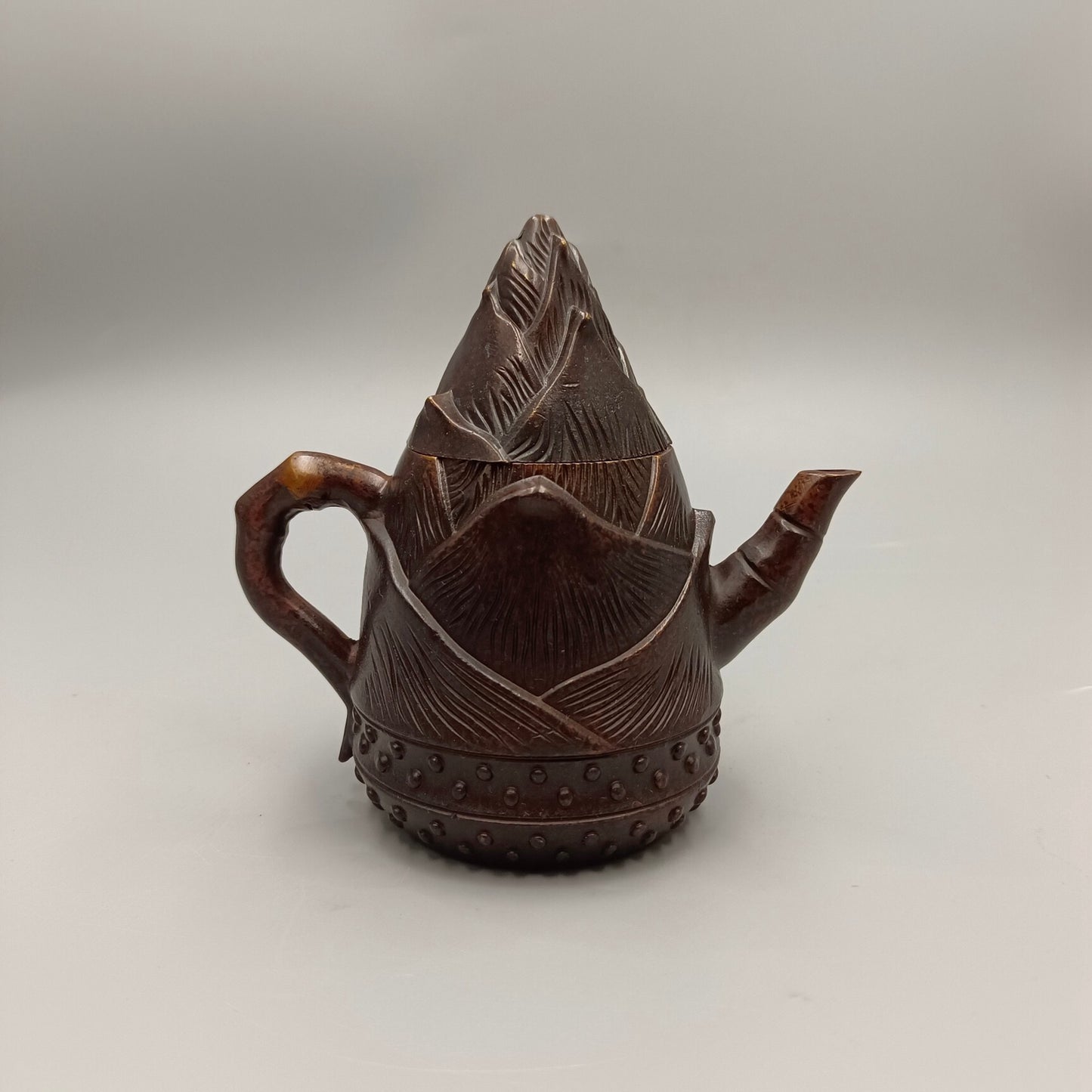 Chinese antique pure copper wine pot