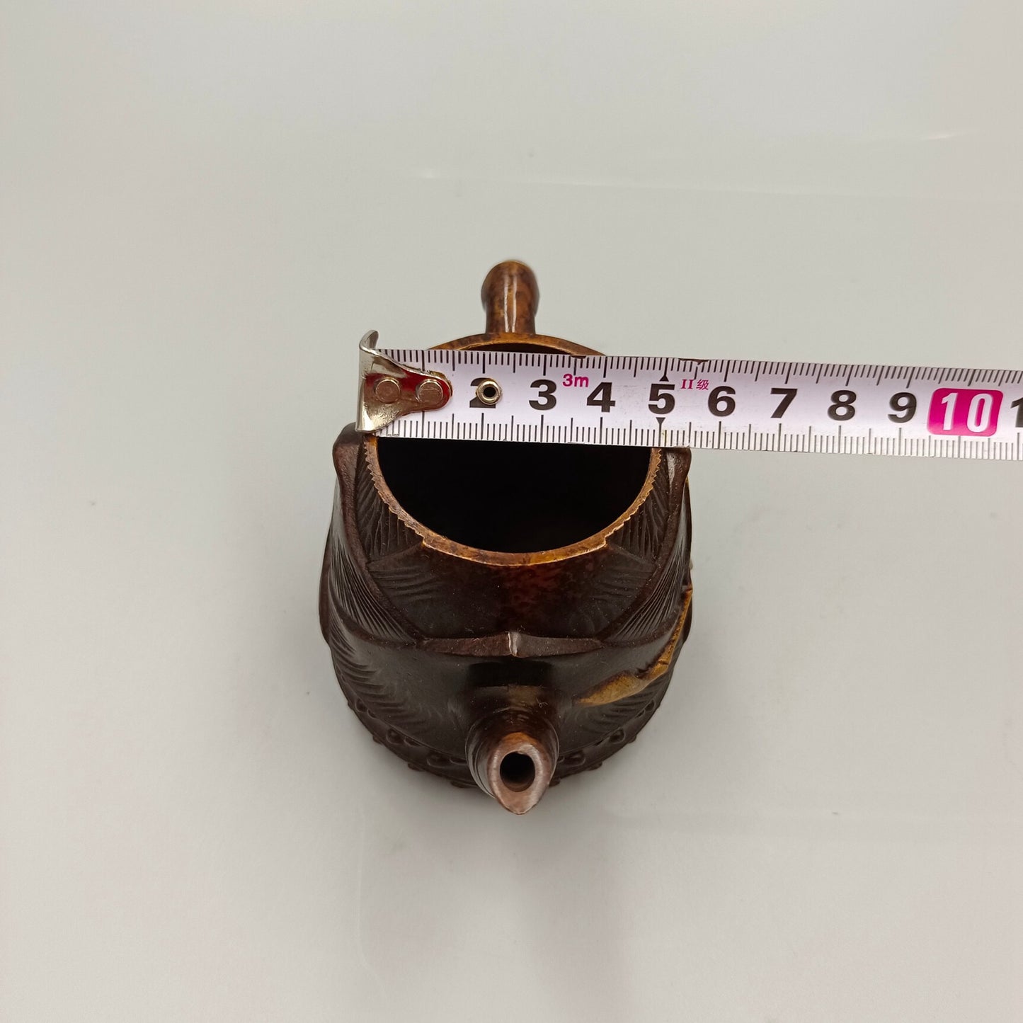Chinese antique pure copper wine pot
