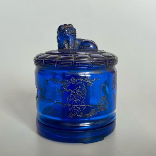 Chinese Antique Glass Finger Box
