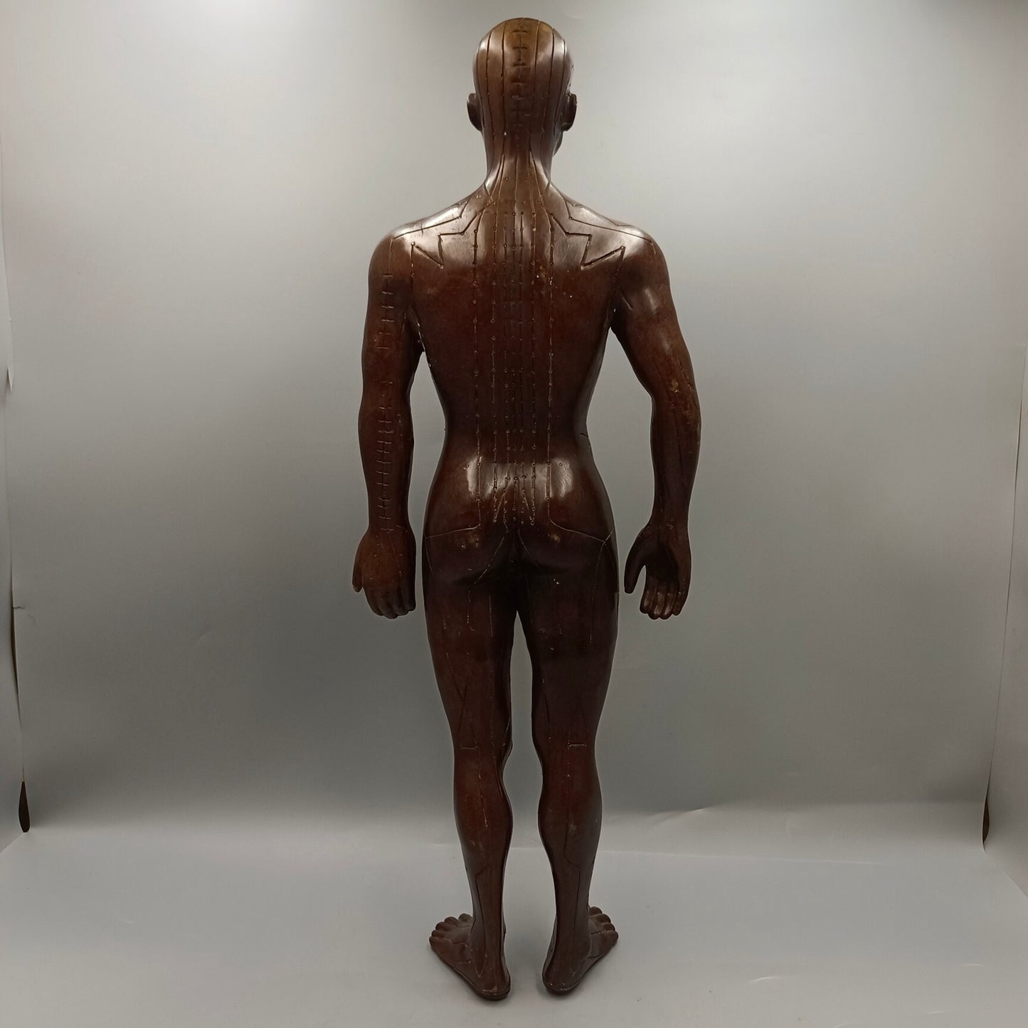 Chinese antique copper ornaments for human meridian acupoints