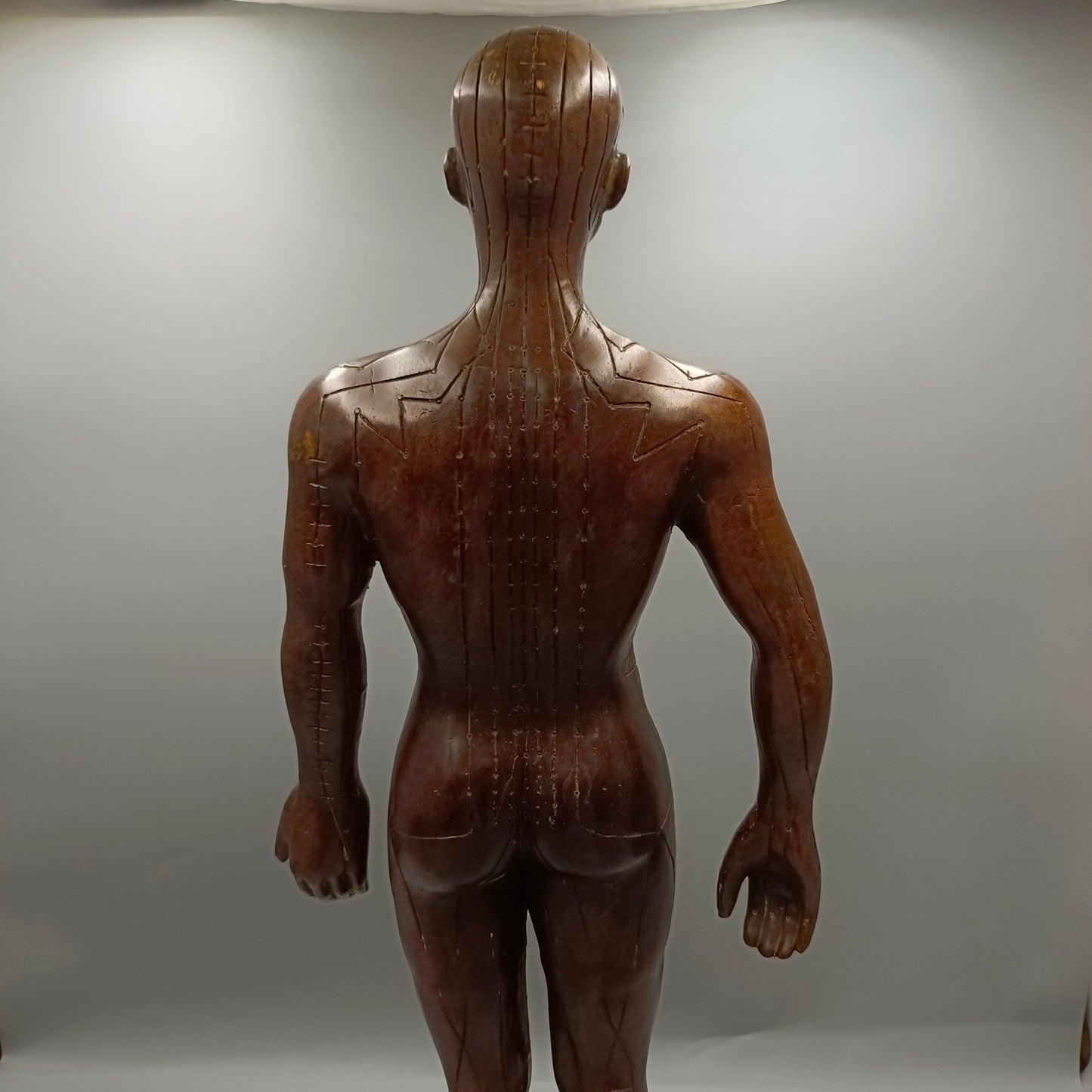 Chinese antique copper ornaments for human meridian acupoints