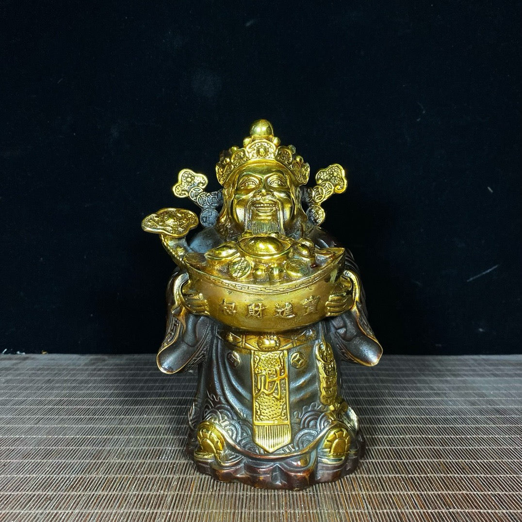 Pure copper attracts wealth and treasures, the God of Wealth