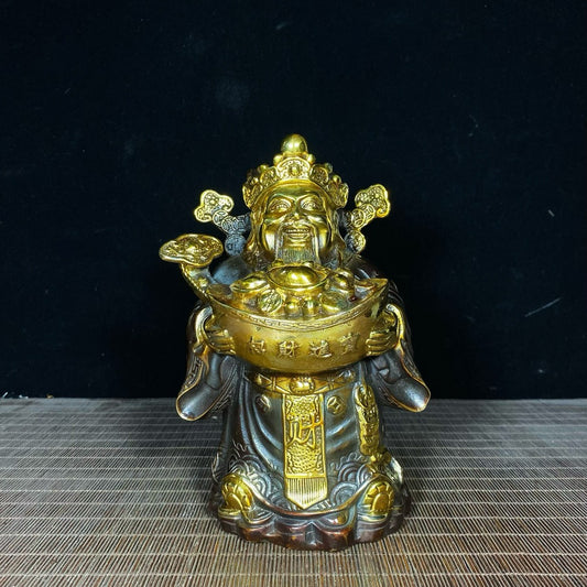 Pure copper attracts wealth and treasures, the God of Wealth