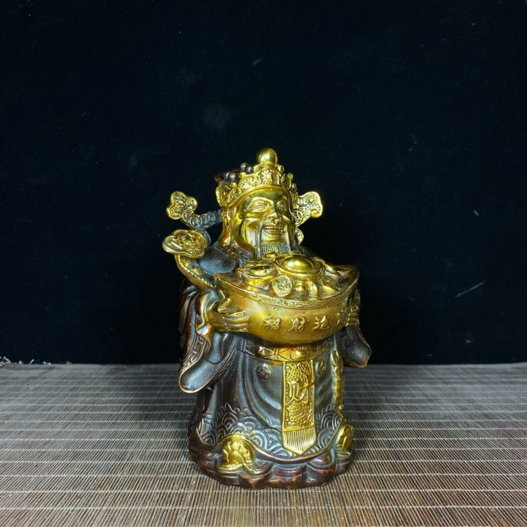 Pure copper attracts wealth and treasures, the God of Wealth