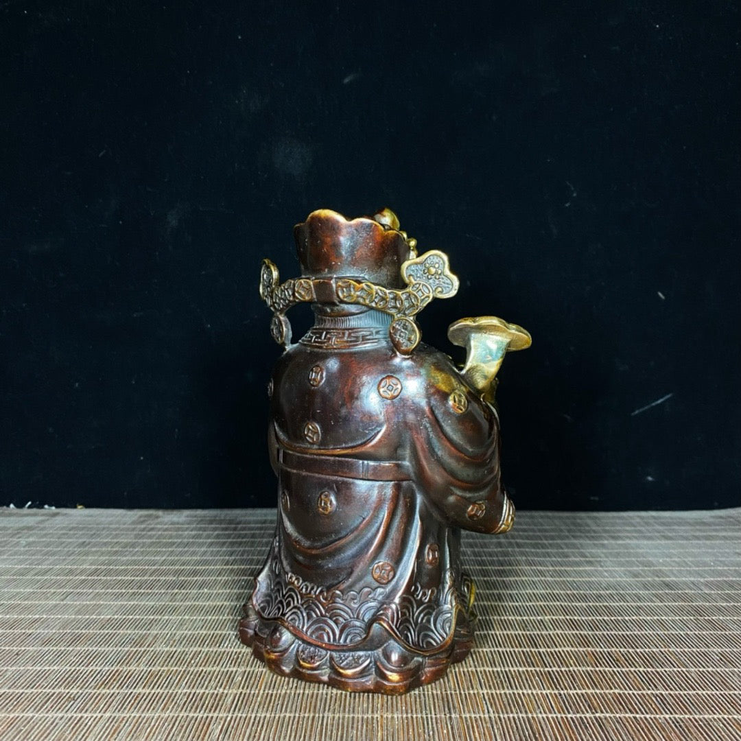 Pure copper attracts wealth and treasures, the God of Wealth