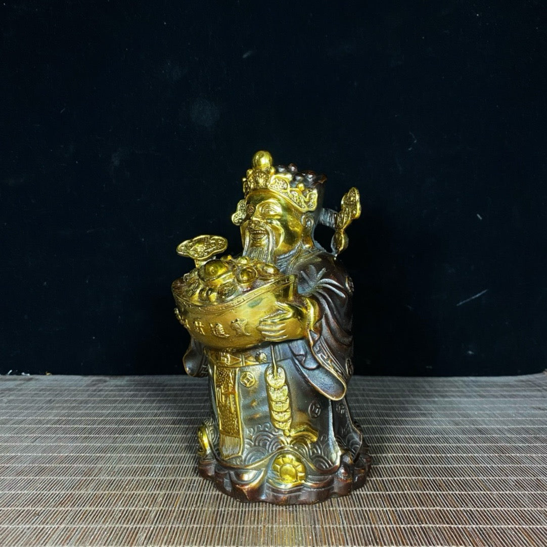 Pure copper attracts wealth and treasures, the God of Wealth