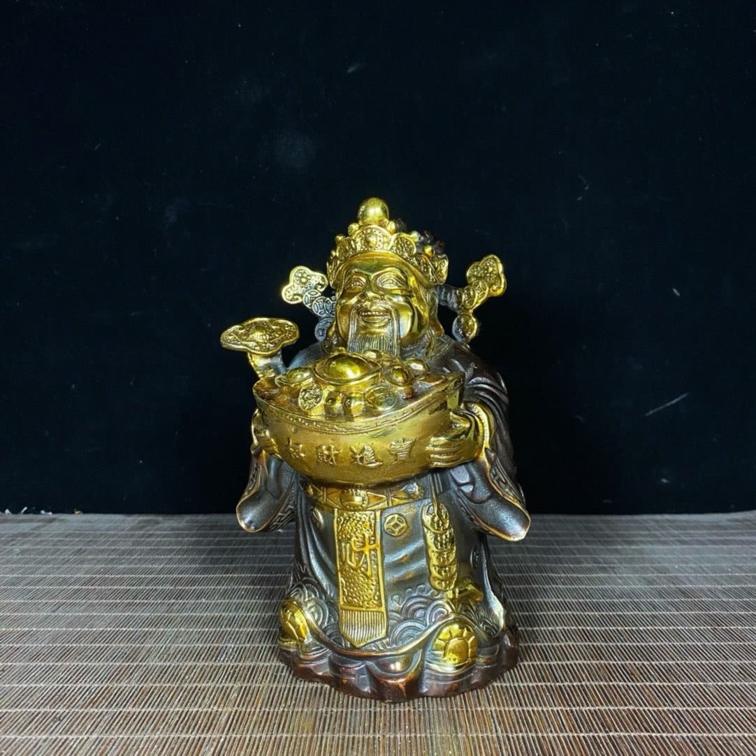Pure copper attracts wealth and treasures, the God of Wealth