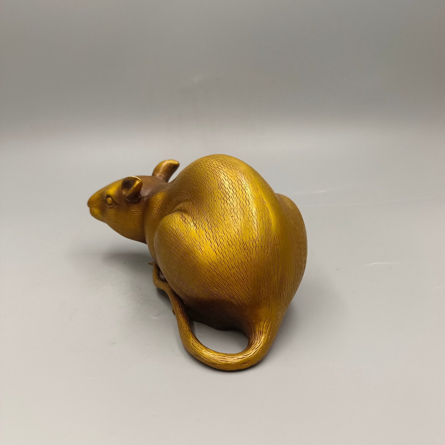 Antique Chinese zodiac mouse bronze ornaments