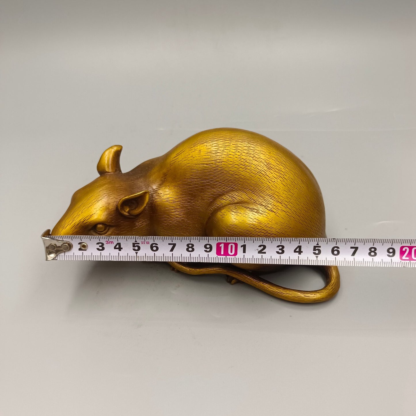 Antique Chinese zodiac mouse bronze ornaments