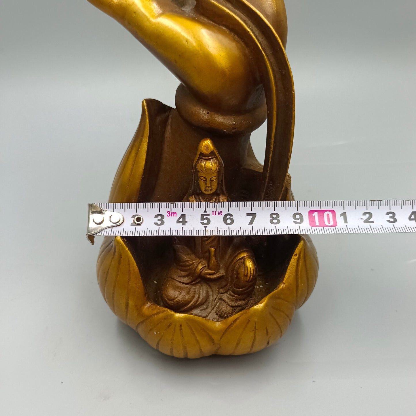 Chinese Antique Guanyin Holy Hand Lotus Flowing Back Fragrance