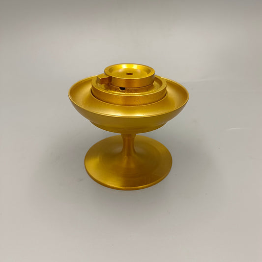Chinese Antique Grinding Plate with a Seat Backflow Incense